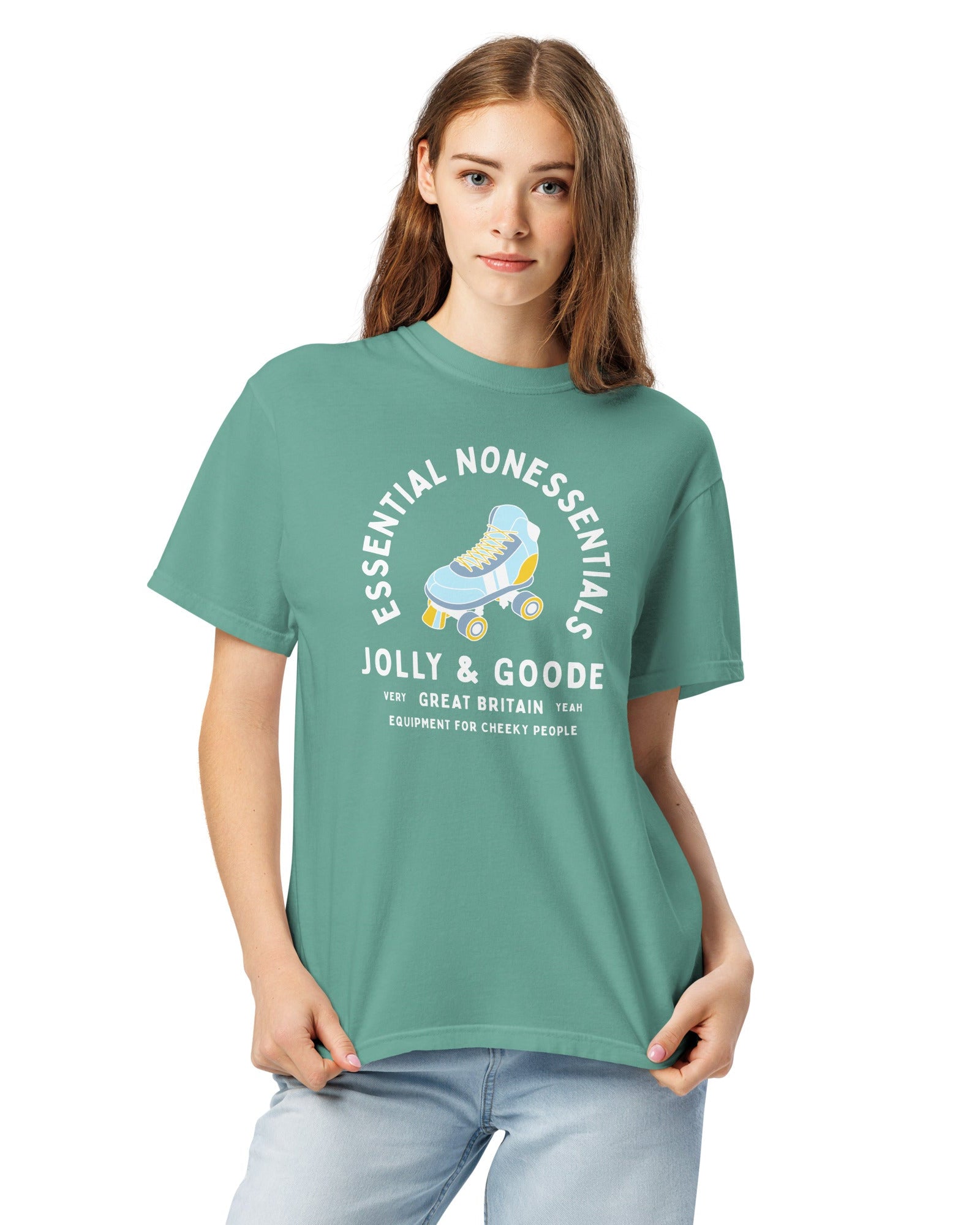 Jolly & Goode Shirts & Tops Essential Nonessentials Roller Skate Tee Cheeky British Style