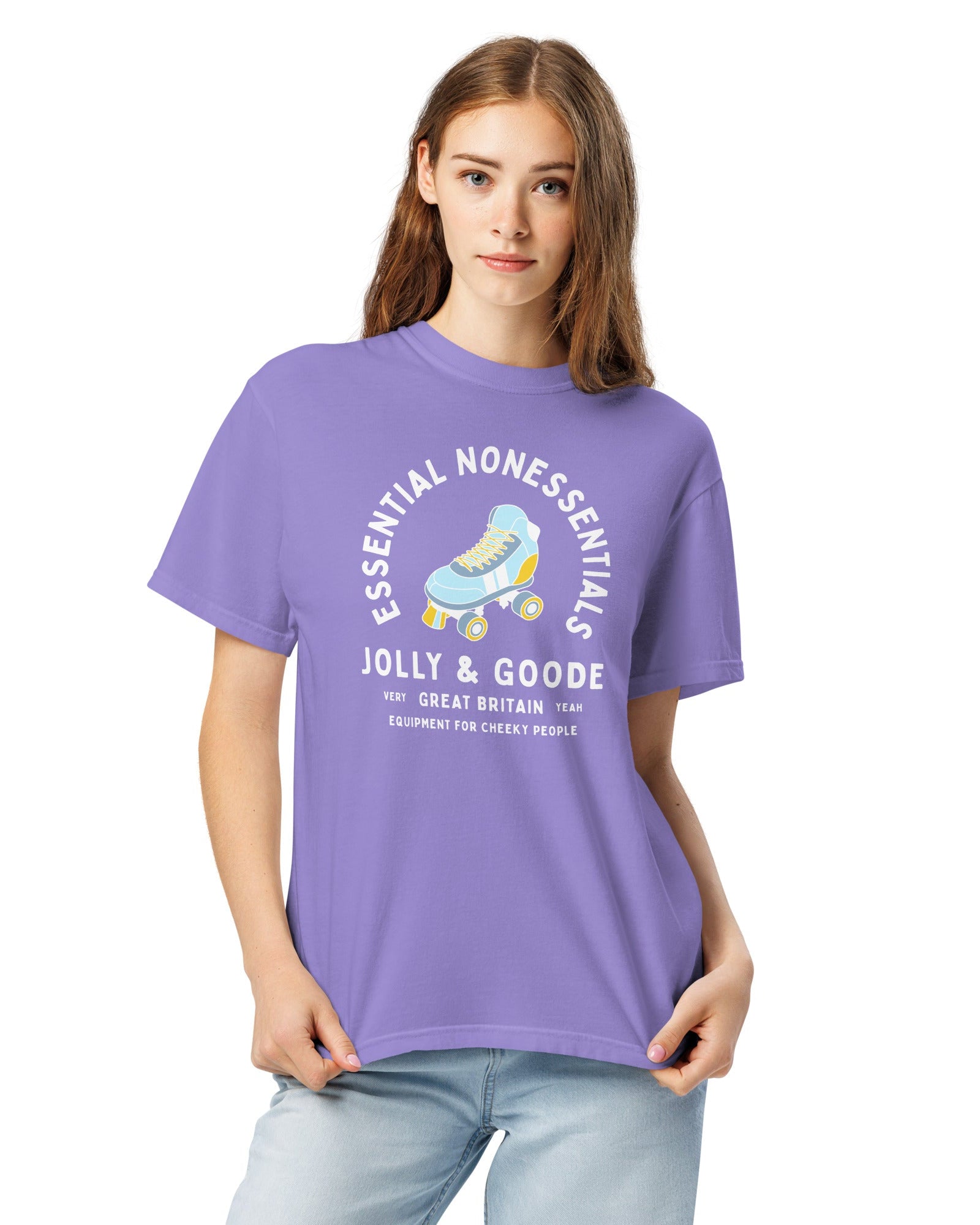 Jolly & Goode Shirts & Tops Essential Nonessentials Roller Skate Tee Cheeky British Style