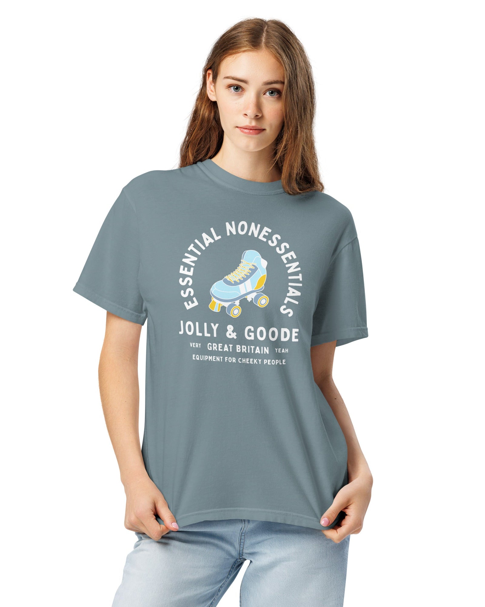 Jolly & Goode Shirts & Tops Essential Nonessentials Roller Skate Tee Cheeky British Style