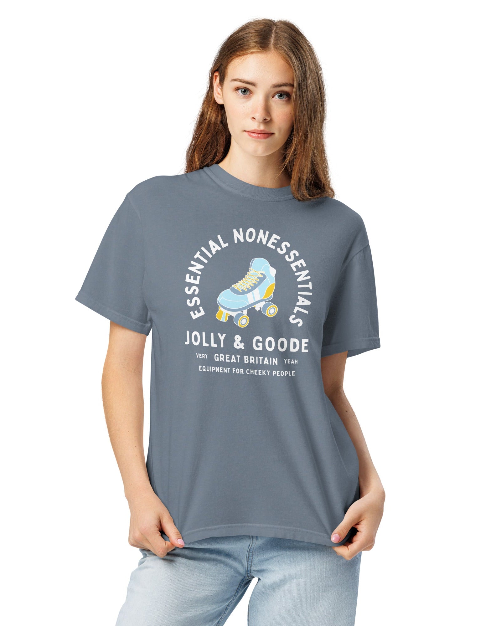 Jolly & Goode Shirts & Tops Essential Nonessentials Roller Skate Tee Cheeky British Style