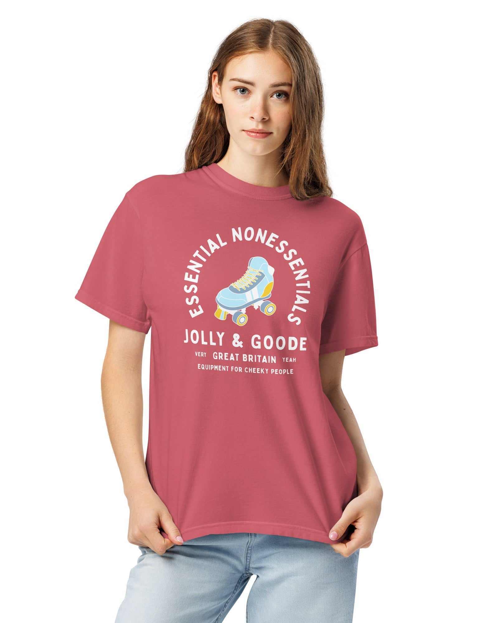Jolly & Goode Shirts & Tops Essential Nonessentials Roller Skate Tee Cheeky British Style