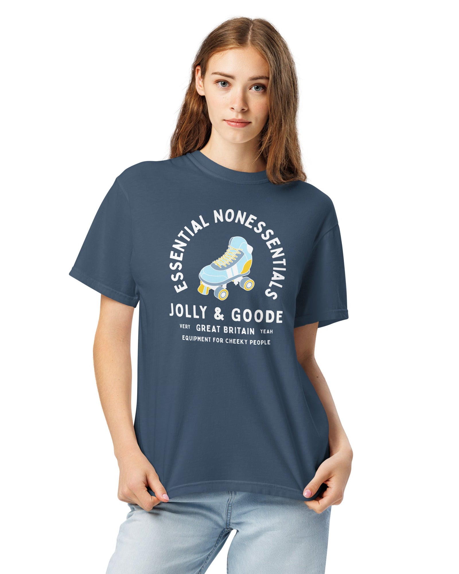 Jolly & Goode Shirts & Tops Essential Nonessentials Roller Skate Tee Cheeky British Style