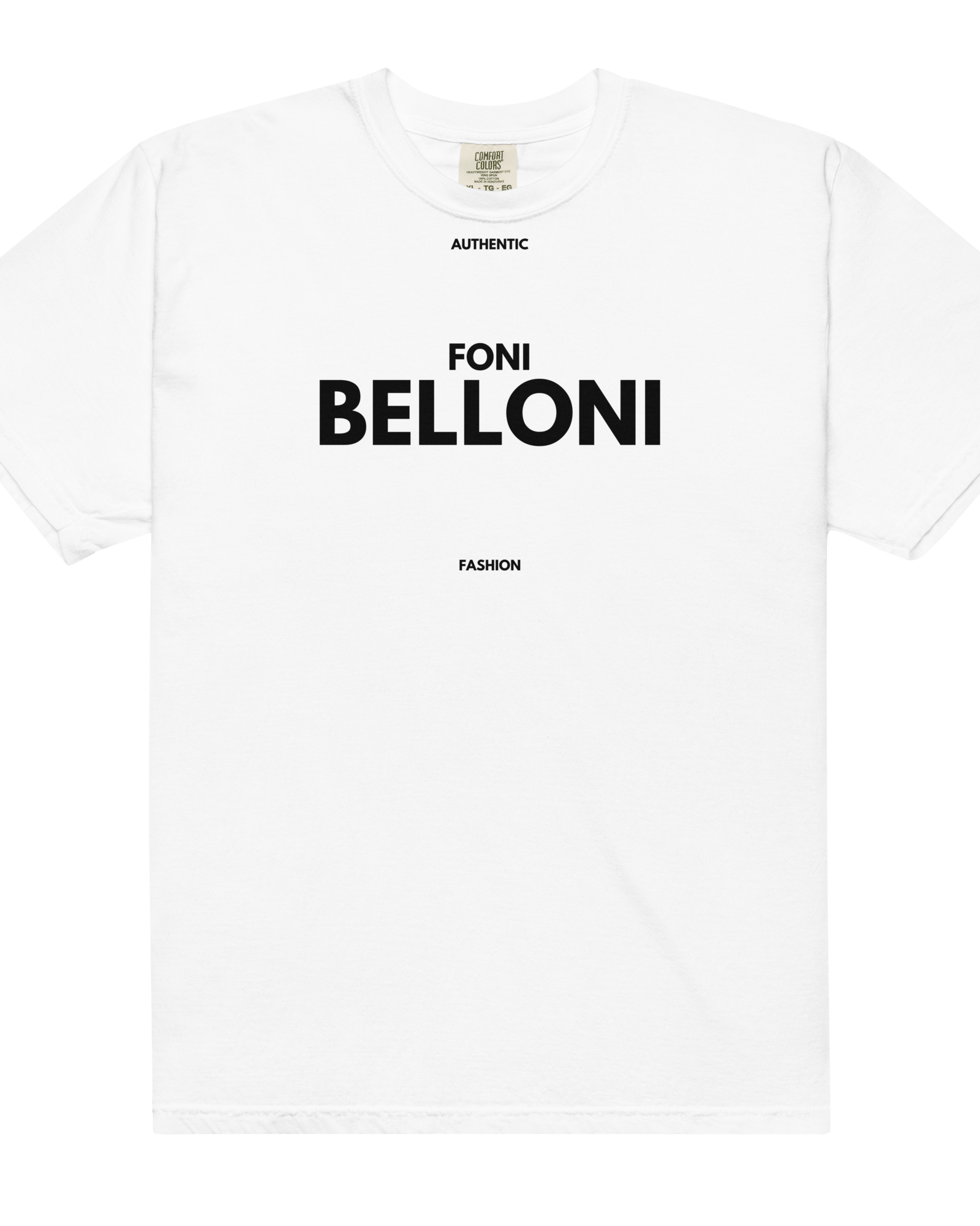 Jolly & Goode Shirts & Tops Foni Belloni Authentic Fashion T-Shirt | Garment-Dyed Cheeky British Style