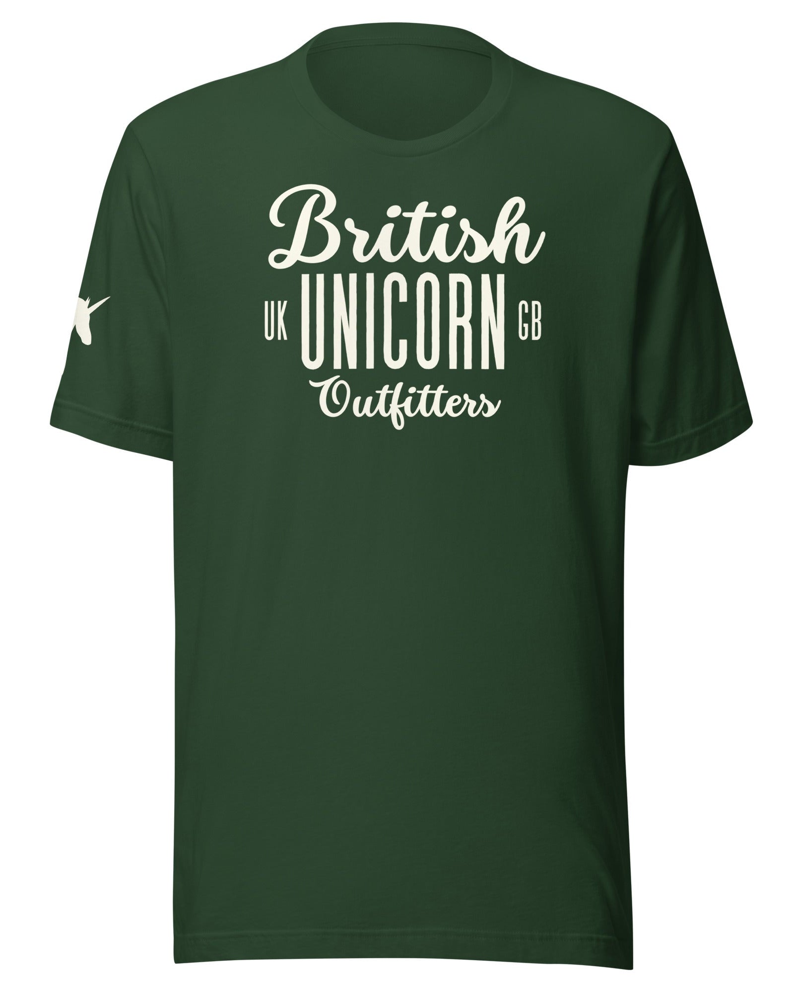 Jolly & Goode Shirts & Tops Forest / S British Unicorn Outfitters T-shirt | Unisex Cheeky British Style