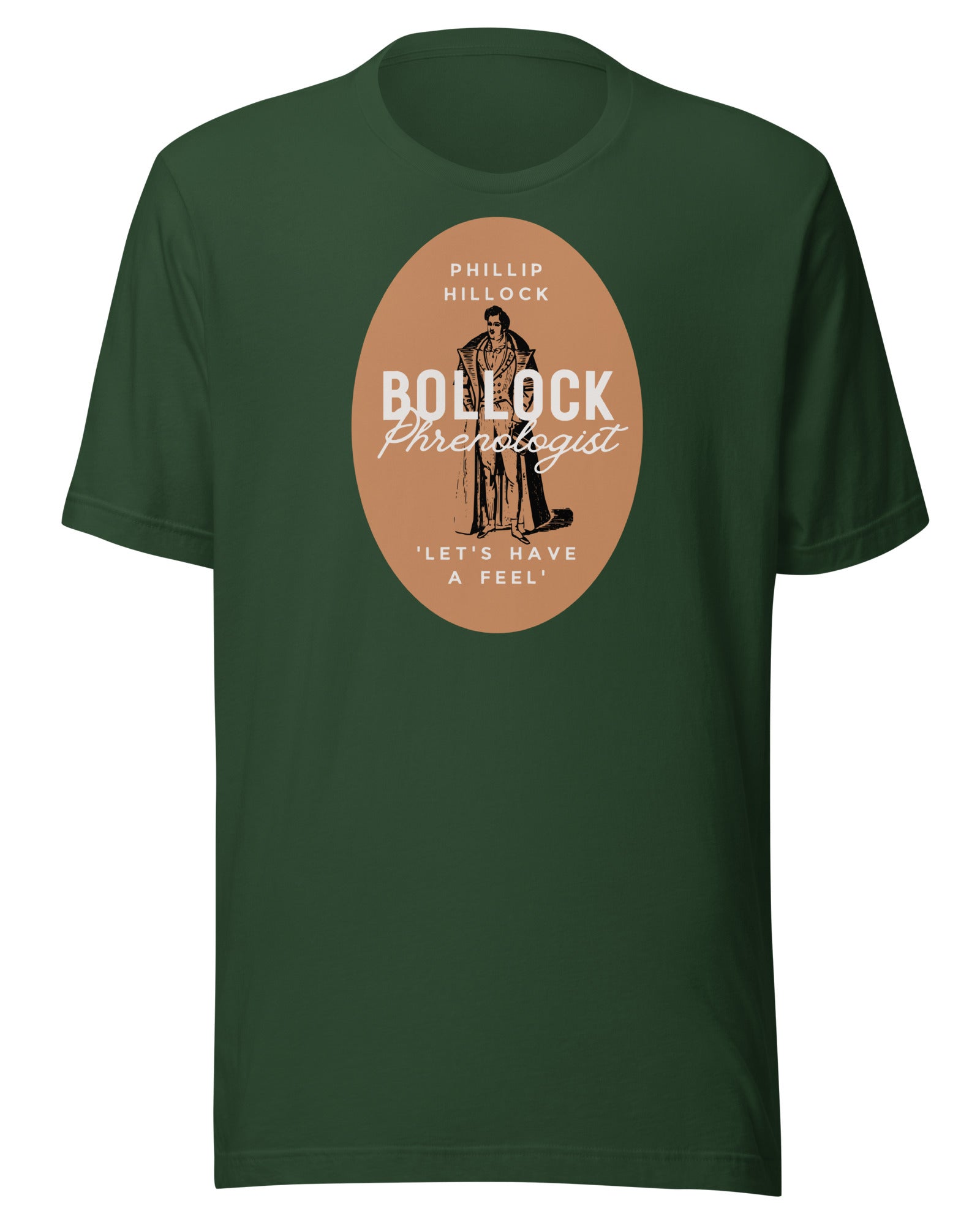 Jolly & Goode Shirts & Tops Forest / S Phillip Hillock Bollock Phrenologist Shirt Cheeky British Style