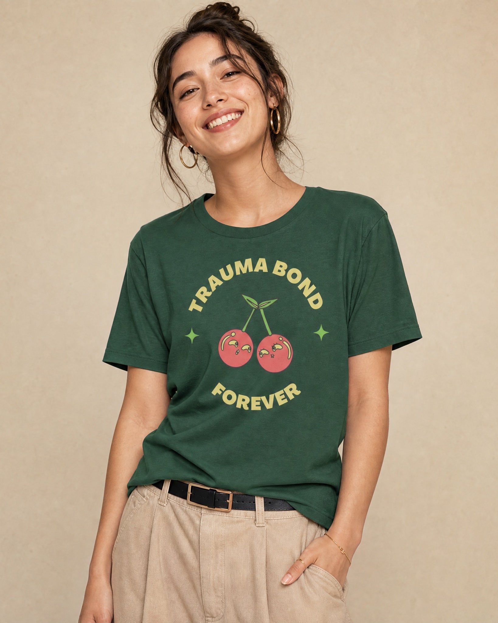 Jolly & Goode Shirts & Tops Forest / S Trauma Bond Forever T-shirt Cheeky British Style
