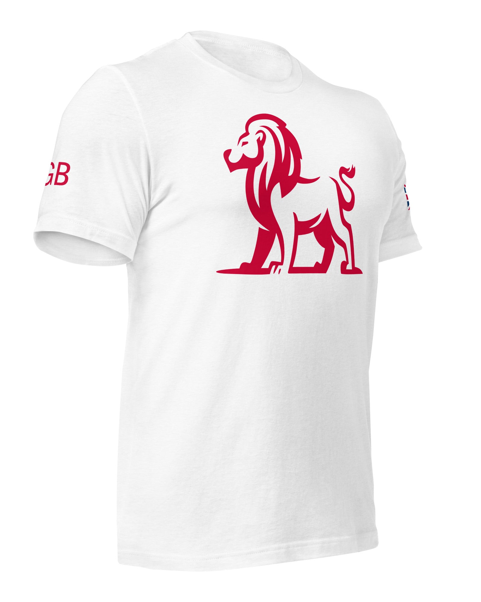 Jolly & Goode Shirts & Tops GB Lion Tee | Union Jack sleeve Cheeky British Style