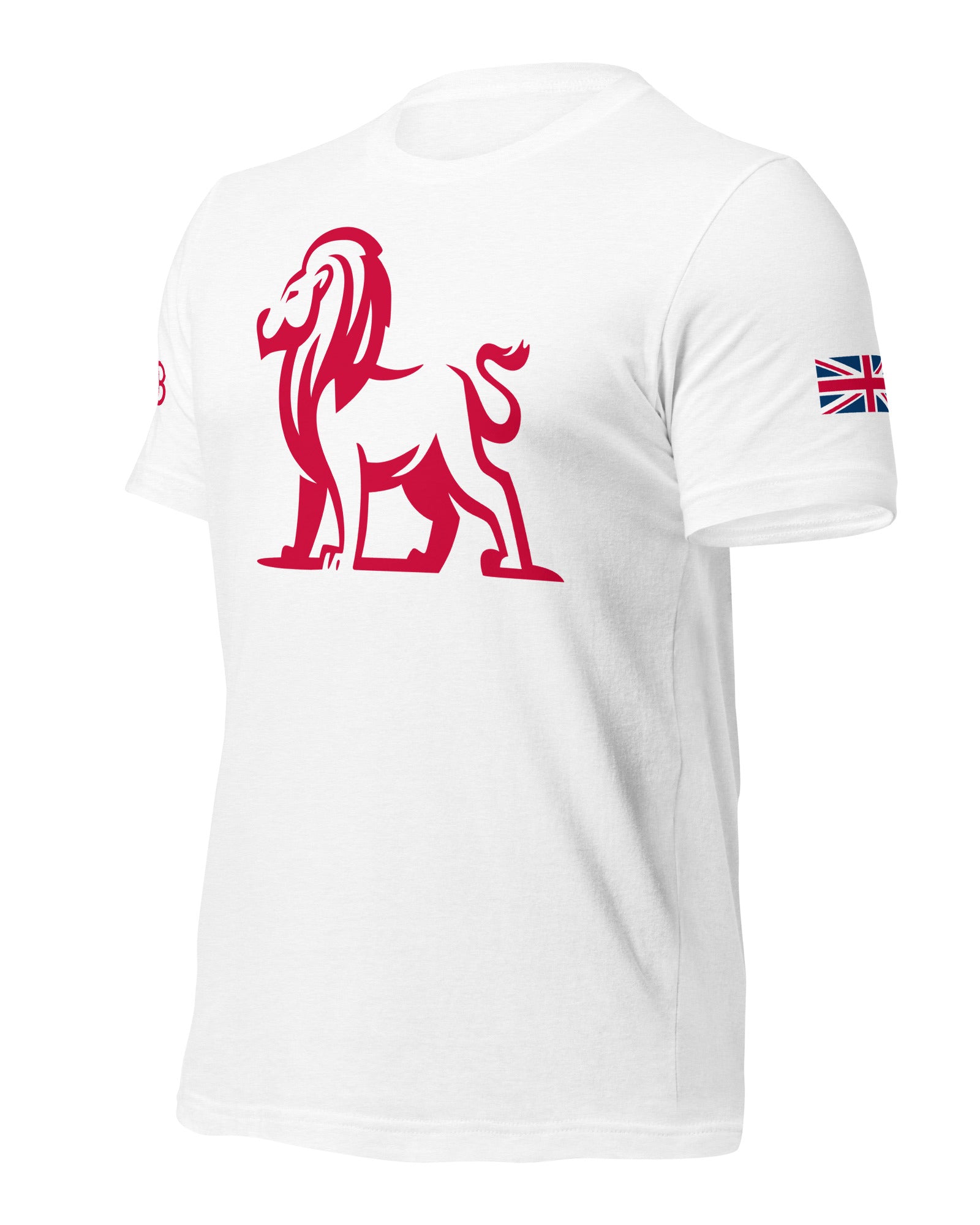 Jolly & Goode Shirts & Tops GB Lion Tee | Union Jack sleeve Cheeky British Style