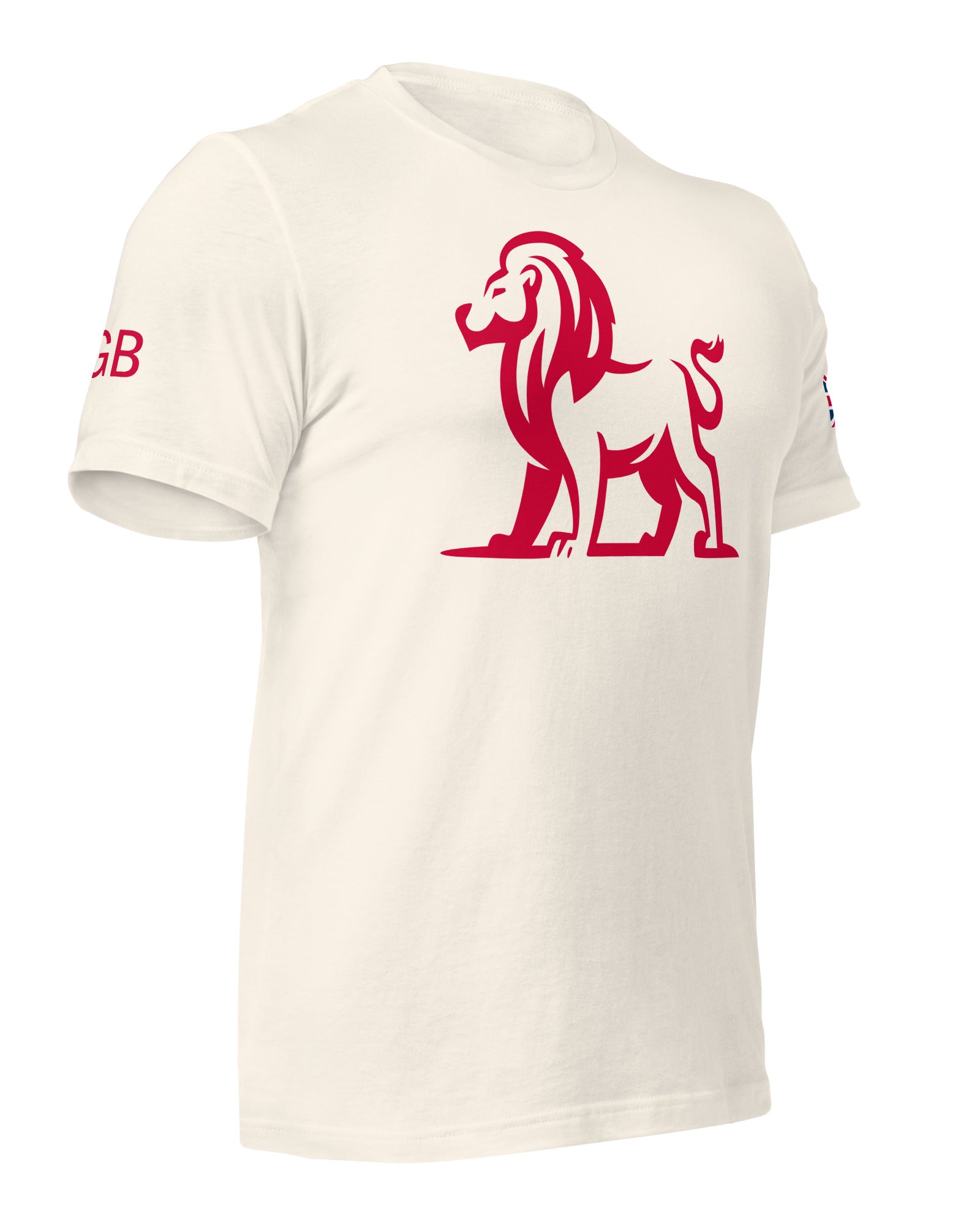 Jolly & Goode Shirts & Tops GB Lion Tee | Union Jack sleeve Cheeky British Style
