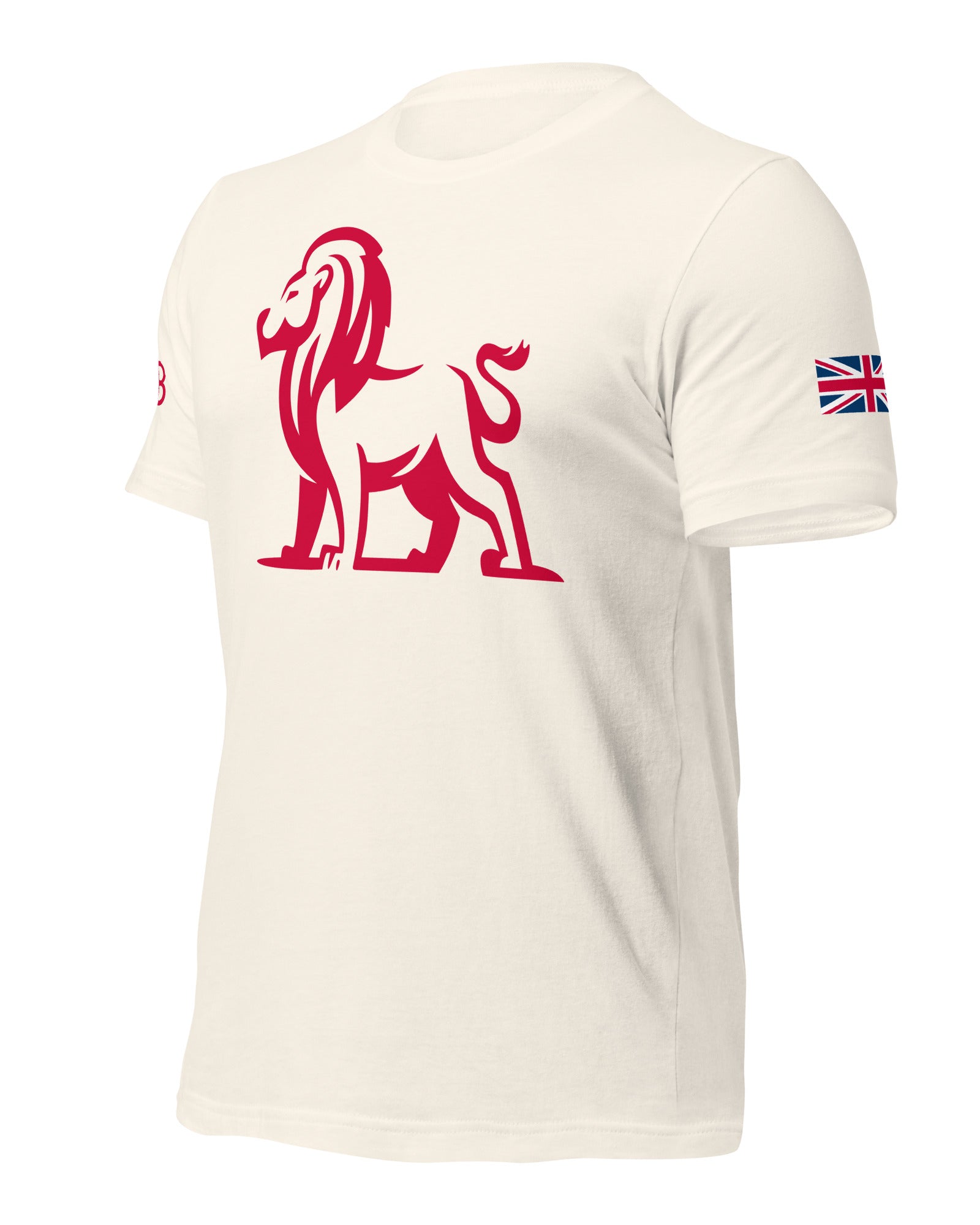 Jolly & Goode Shirts & Tops GB Lion Tee | Union Jack sleeve Cheeky British Style