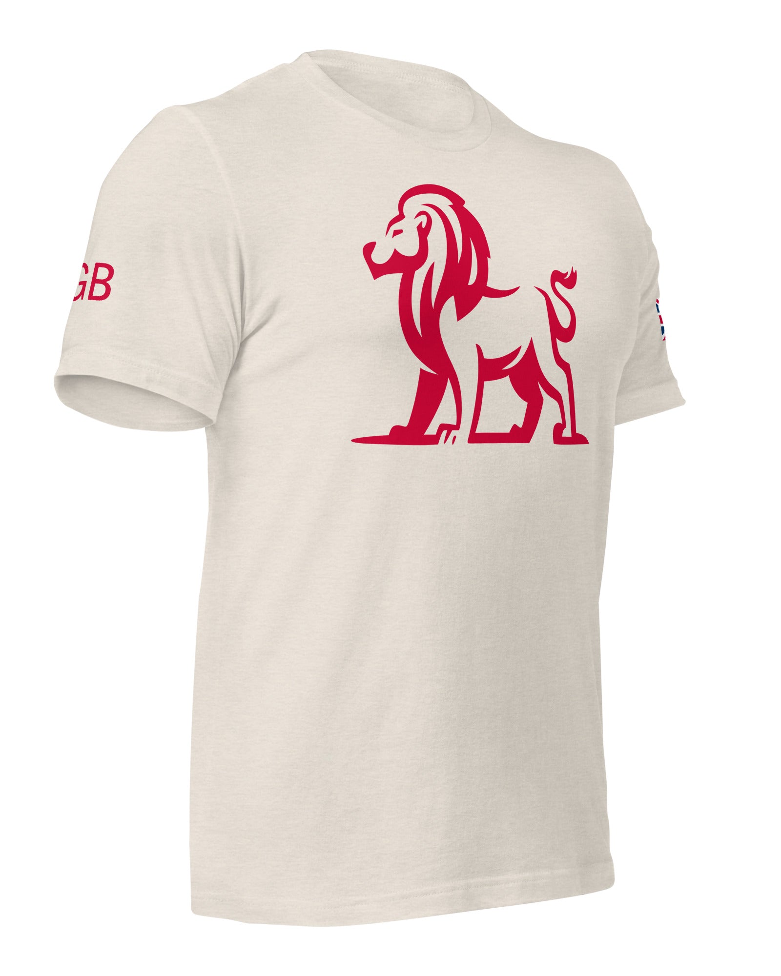 Jolly & Goode Shirts & Tops GB Lion Tee | Union Jack sleeve Cheeky British Style