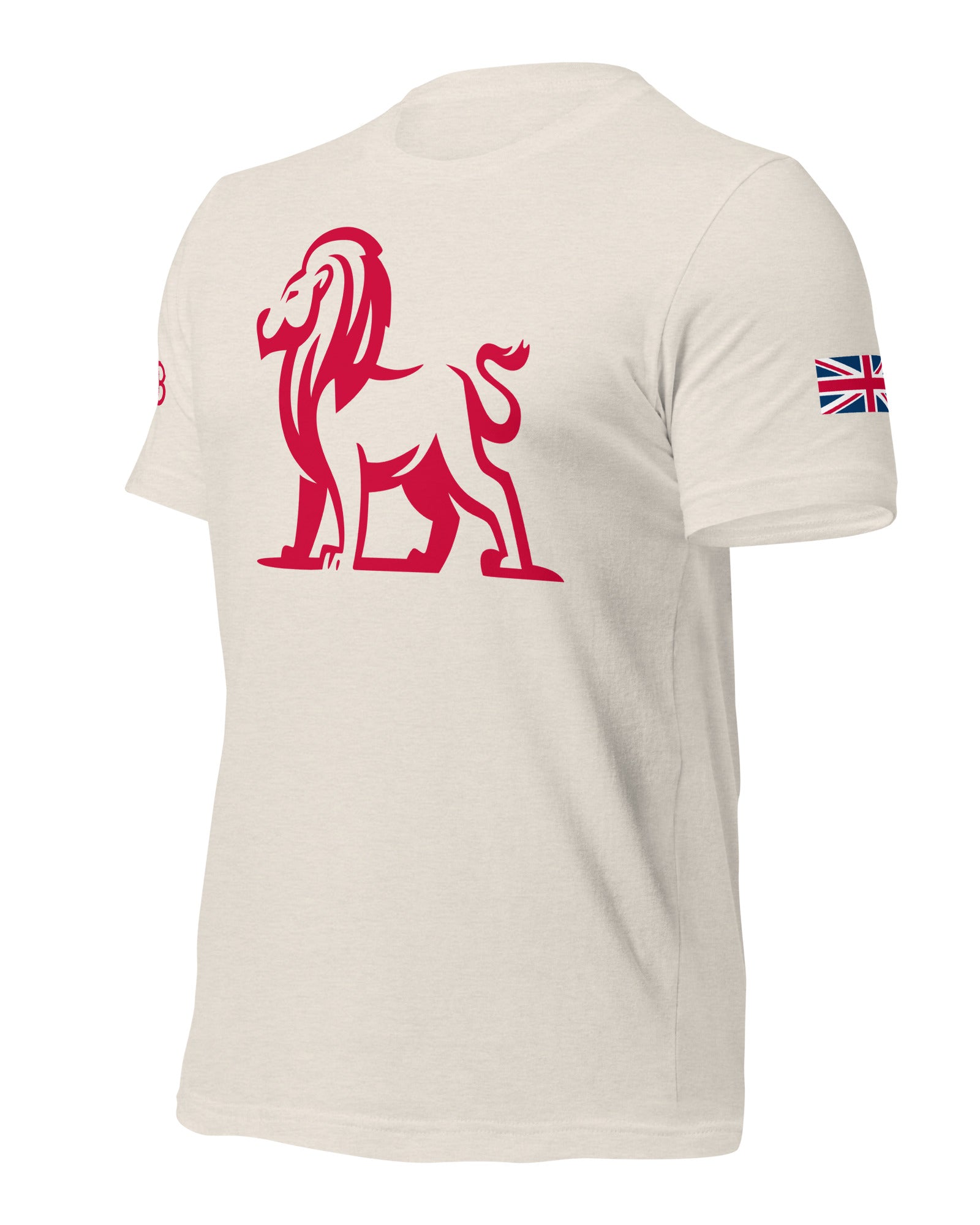 Jolly & Goode Shirts & Tops GB Lion Tee | Union Jack sleeve Cheeky British Style
