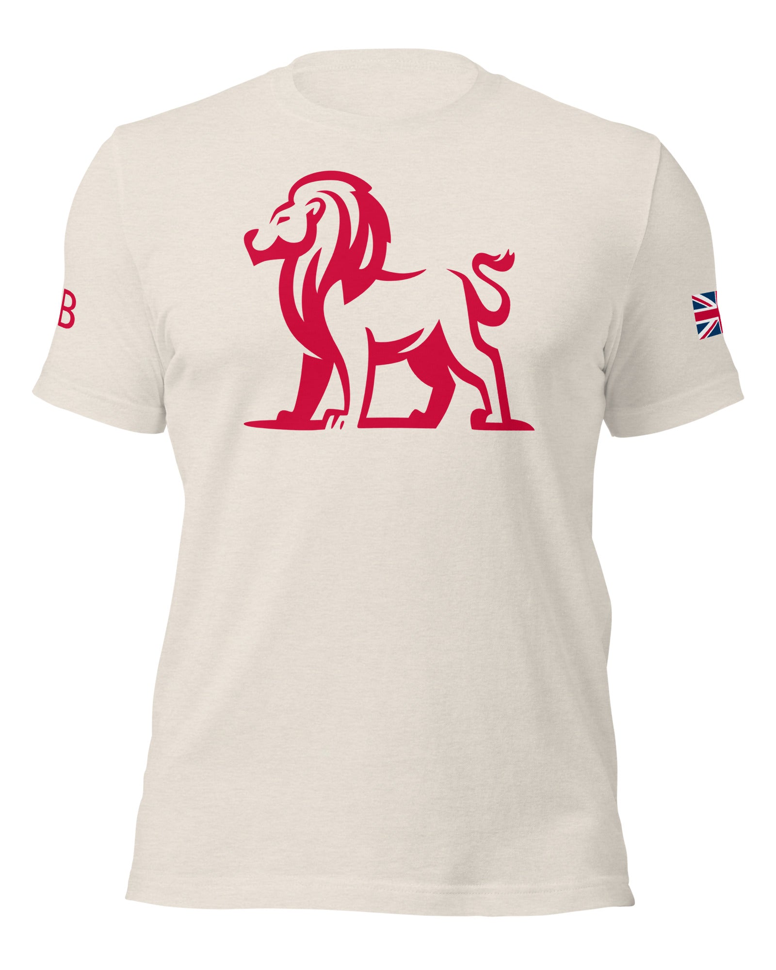 Jolly & Goode Shirts & Tops GB Lion Tee | Union Jack sleeve Cheeky British Style
