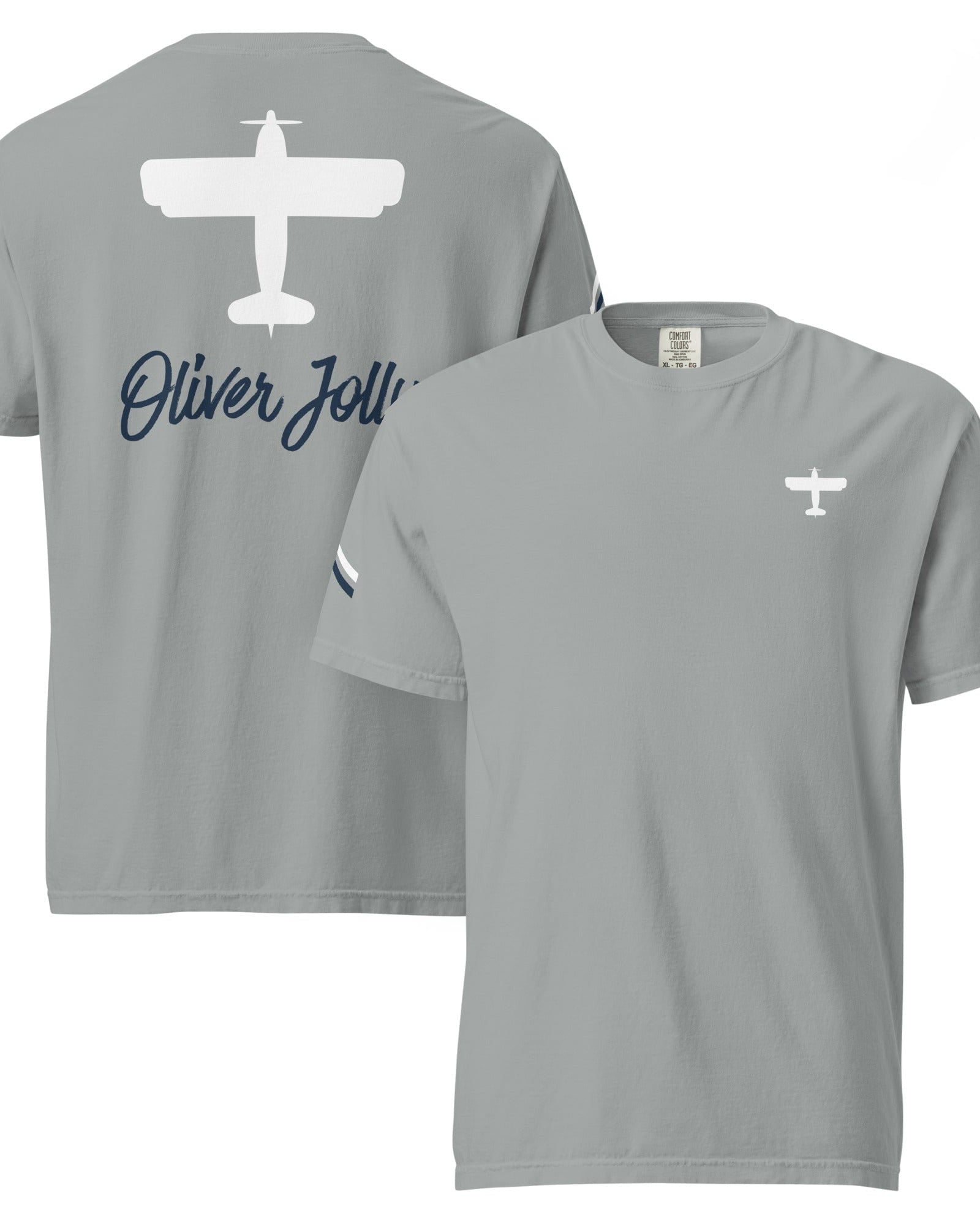 Jolly & Goode Shirts & Tops Granite / S Flight by Oliver Jolly | Heavyweight T-shirt | Garment-Dyed Cheeky British Style