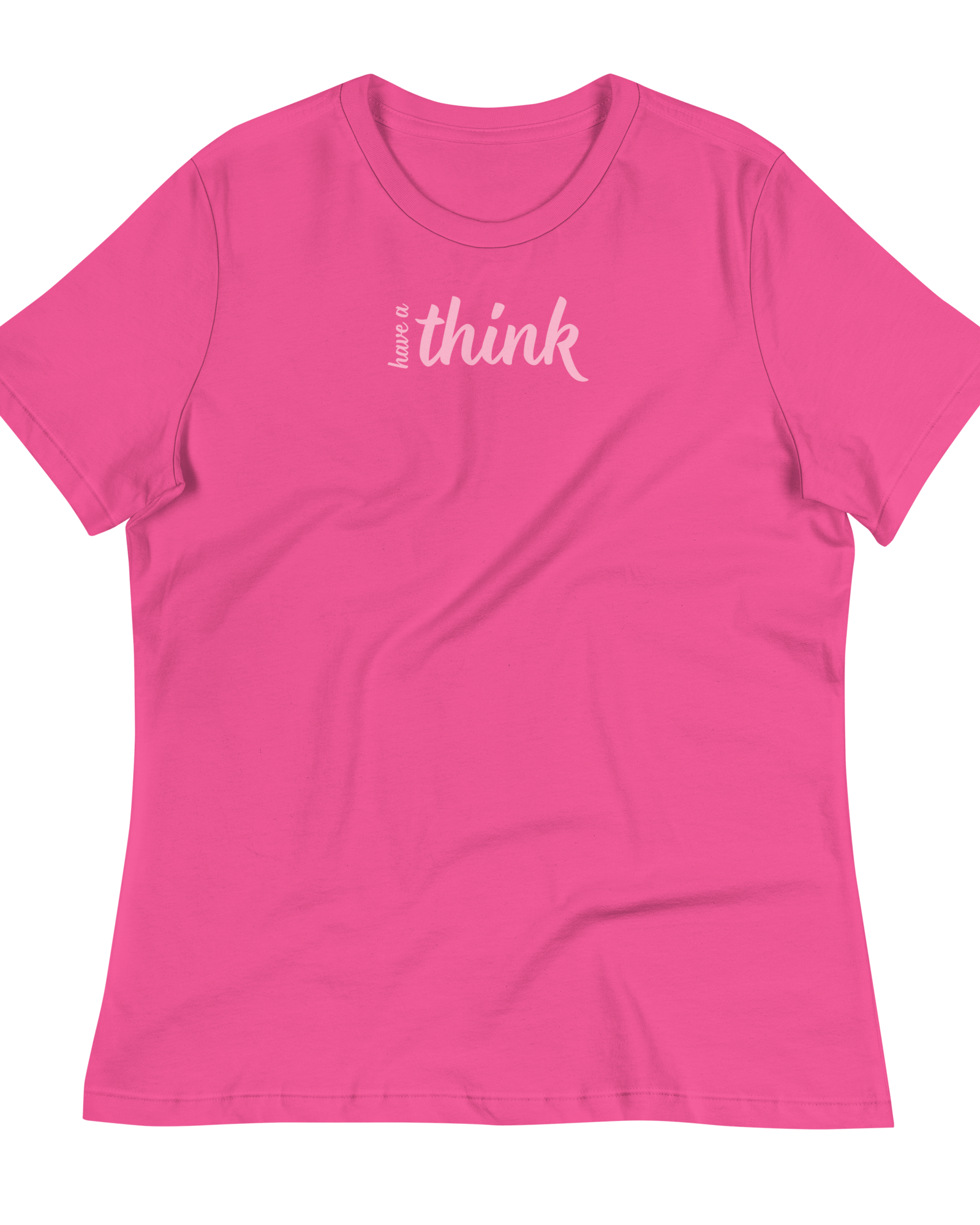 Jolly & Goode Shirts & Tops Have a Think Women's Relaxed T-Shirt Cheeky British Style