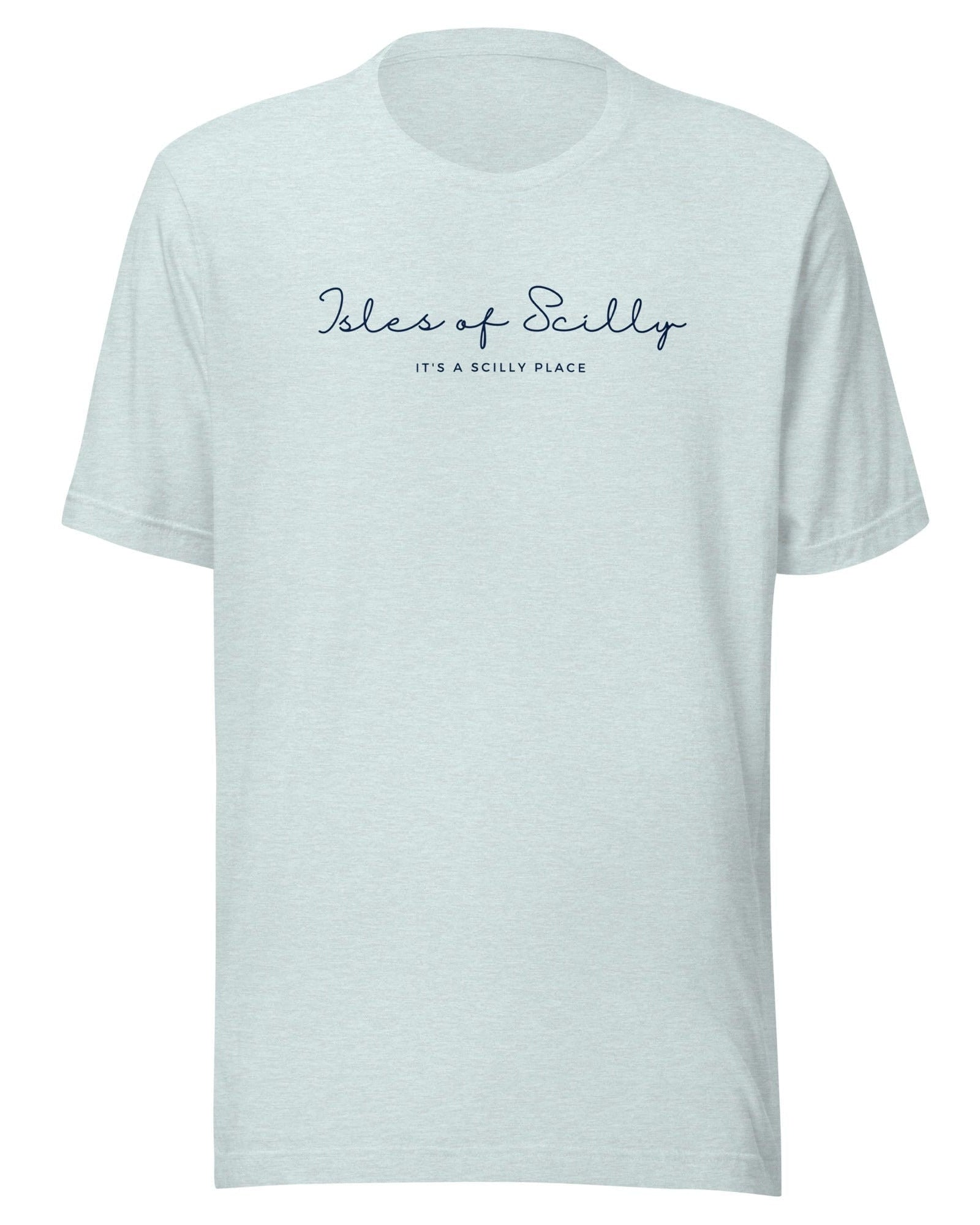 Jolly & Goode Shirts & Tops Heather Prism Ice Blue / S Isles of Scilly, It's a Scilly Place T-shirt Cheeky British Style