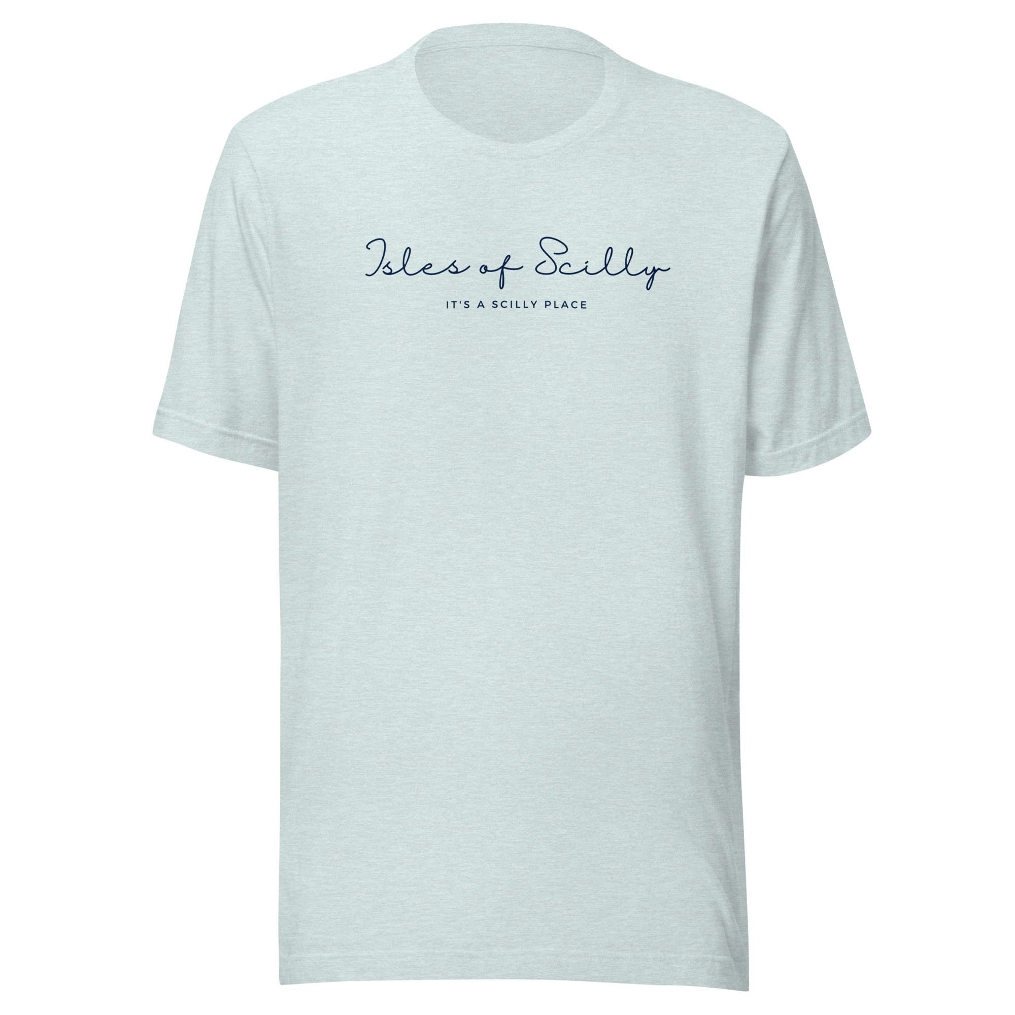Jolly & Goode Shirts & Tops Heather Prism Ice Blue / S Isles of Scilly, It's a Scilly Place T-shirt Cheeky British Style