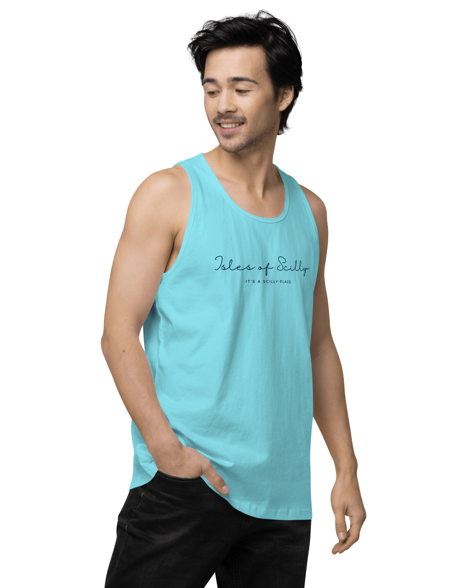 Jolly & Goode Shirts & Tops Isles of Scilly, It's A Scilly Place | Men’s Vest Cheeky British Style