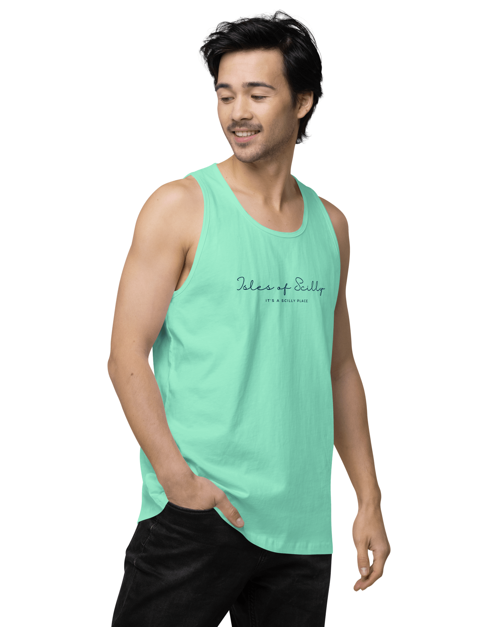 Jolly & Goode Shirts & Tops Isles of Scilly, It's A Scilly Place | Men’s Vest Cheeky British Style