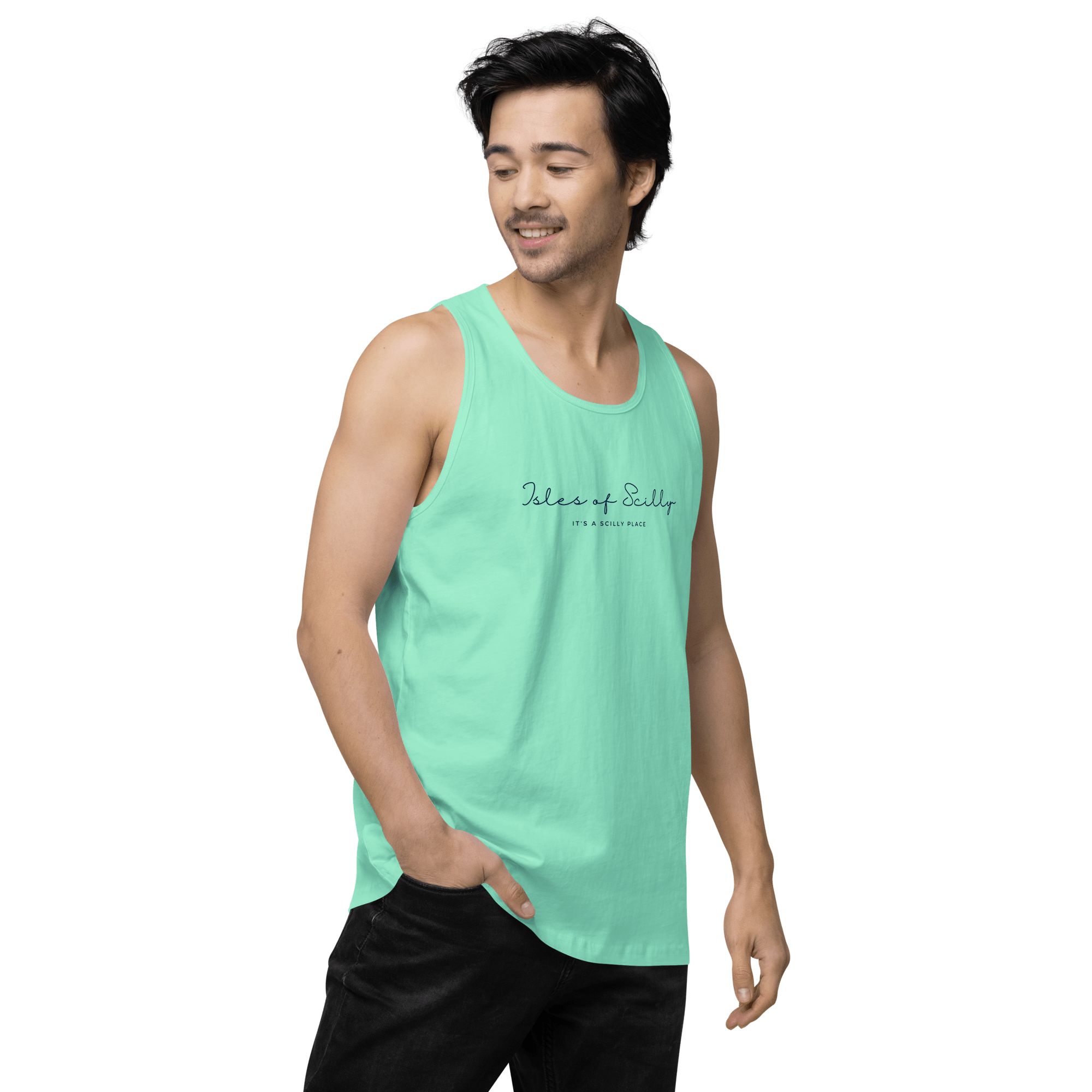 Jolly & Goode Shirts & Tops Isles of Scilly, It's A Scilly Place | Men’s Vest Cheeky British Style