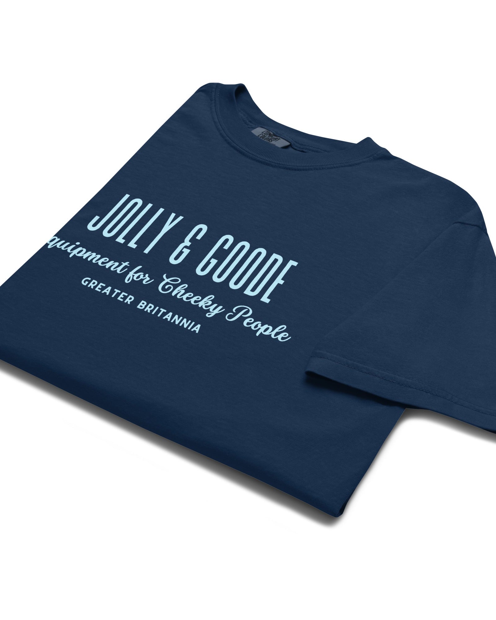Jolly & Goode Shirts & Tops Jolly & Goode | Equipment for Cheeky People | Garment-dyed Heavyweight Tee Cheeky British Style