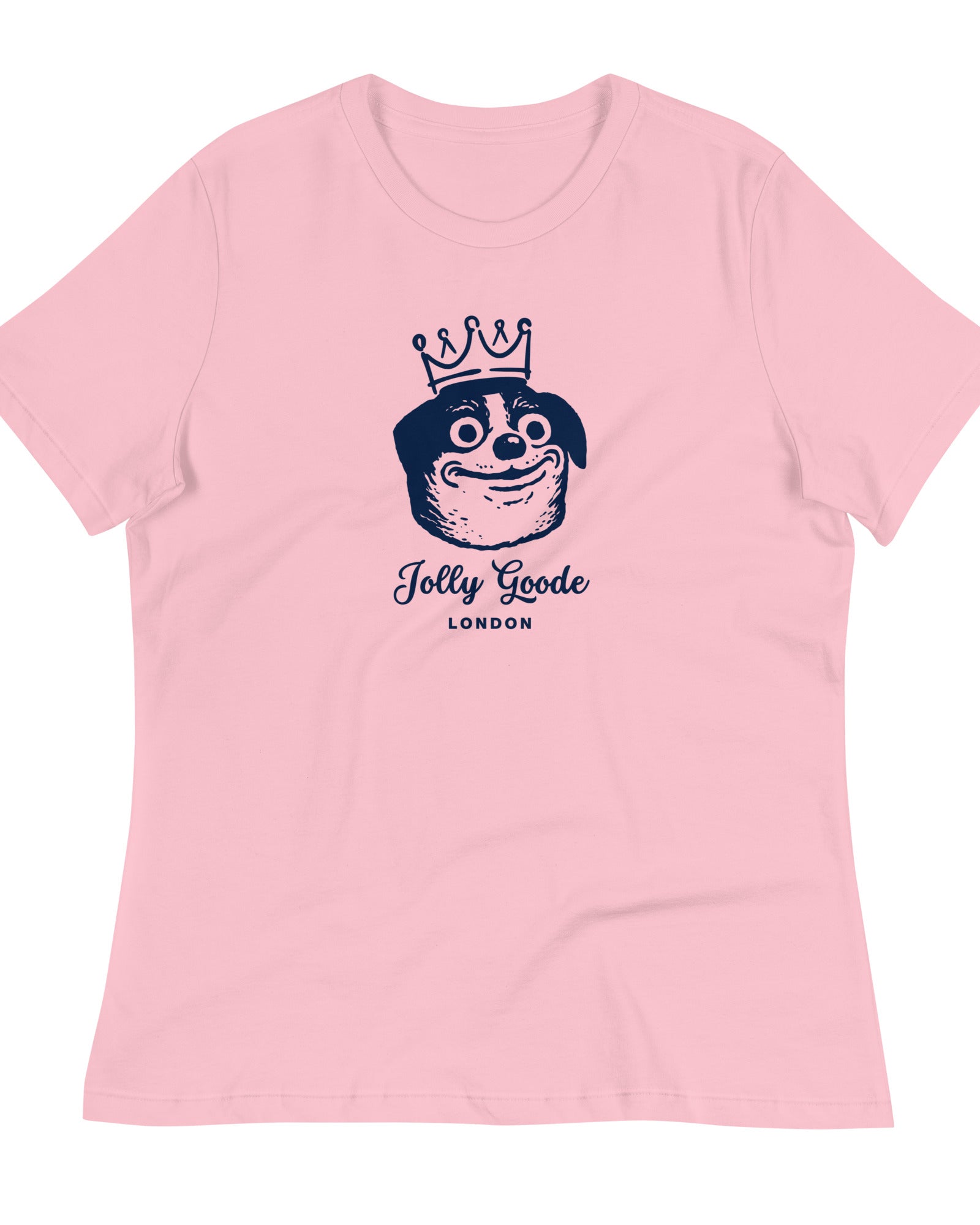 Jolly & Goode Shirts & Tops Jolly Goode London, Crowned Dog, Women's Tee Cheeky British Style