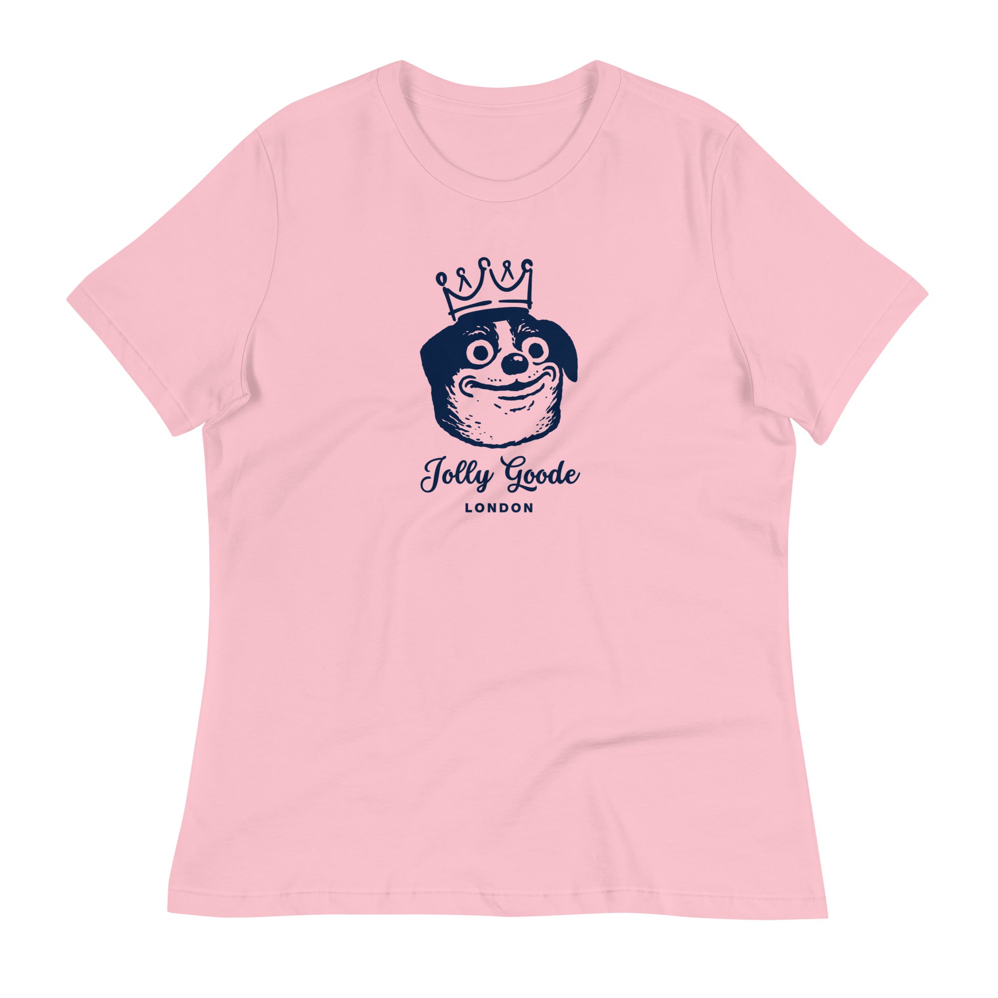 Jolly & Goode Shirts & Tops Jolly Goode London, Crowned Dog, Women's Tee Cheeky British Style