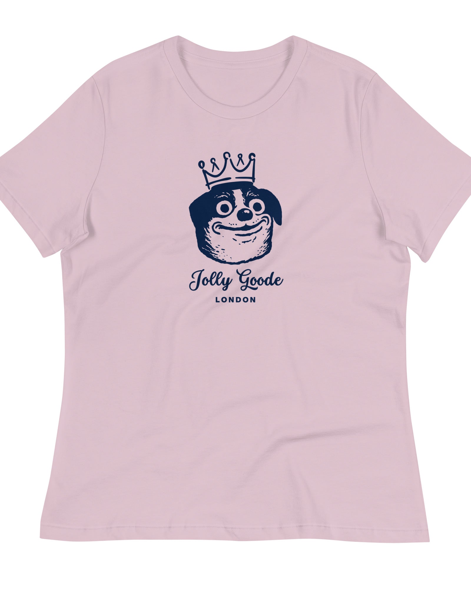 Jolly & Goode Shirts & Tops Jolly Goode London, Crowned Dog, Women's Tee Cheeky British Style