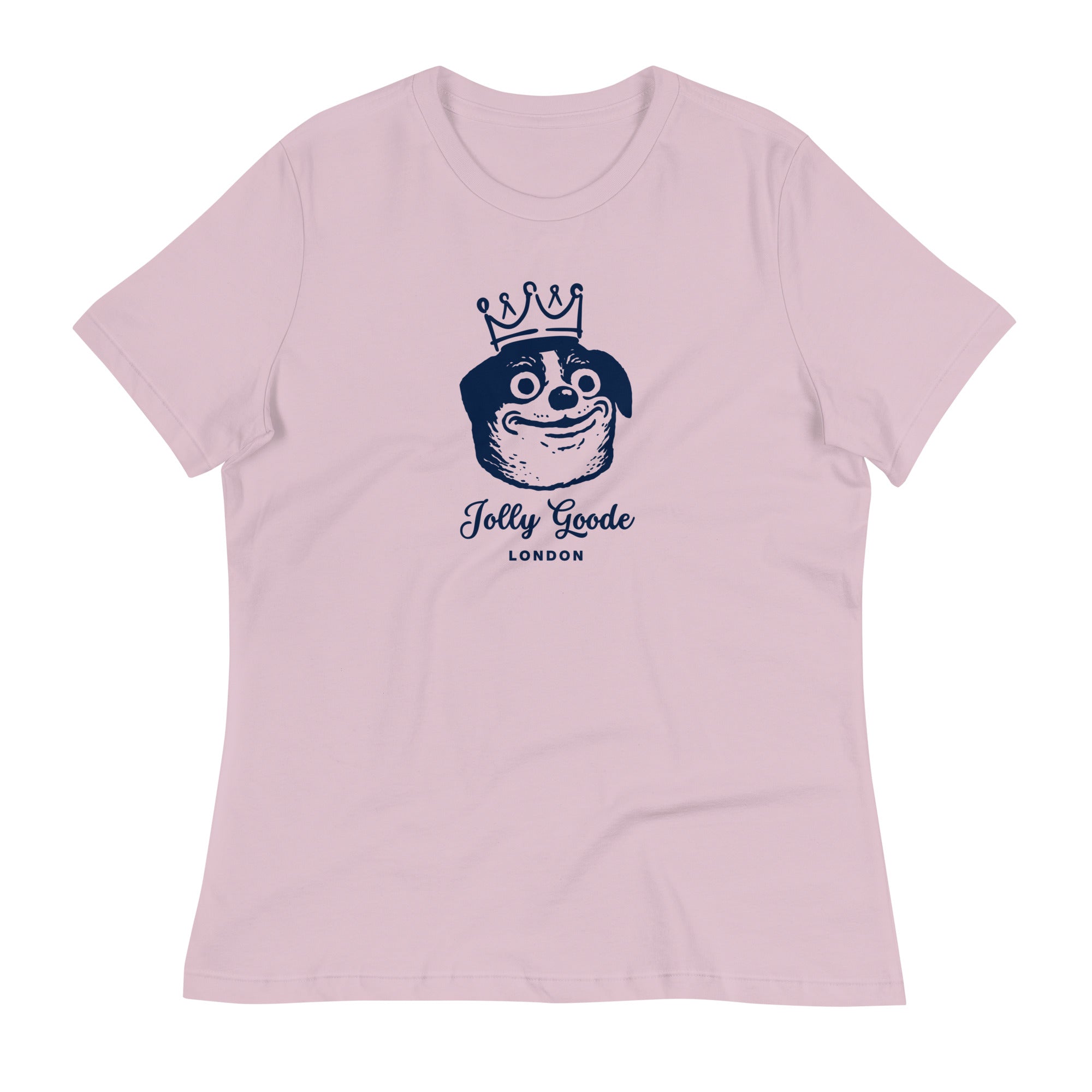 Jolly & Goode Shirts & Tops Jolly Goode London, Crowned Dog, Women's Tee Cheeky British Style