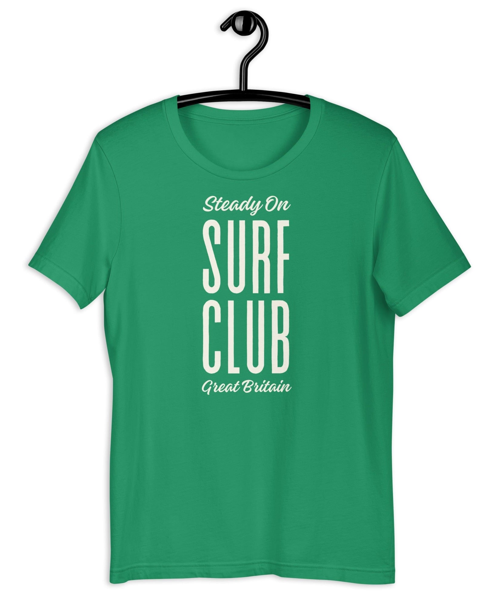 Jolly & Goode Shirts & Tops Kelly / S Steady On Surf Club Great Britain | Get Vertical | T-shirt Cheeky British Style