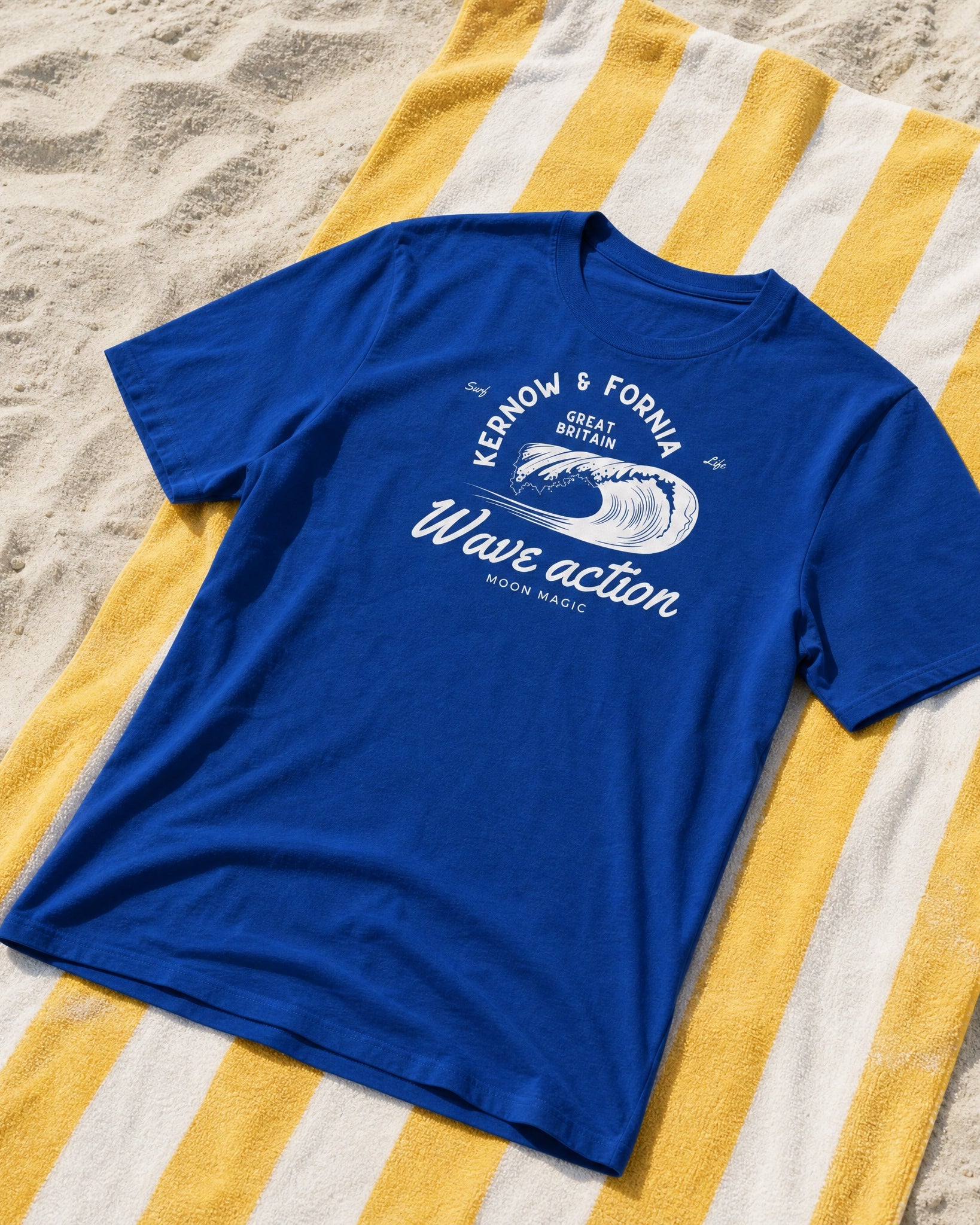 Jolly & Goode Shirts & Tops Kernow & Fornia Great Britain Wave Action T-shirt Cheeky British Style