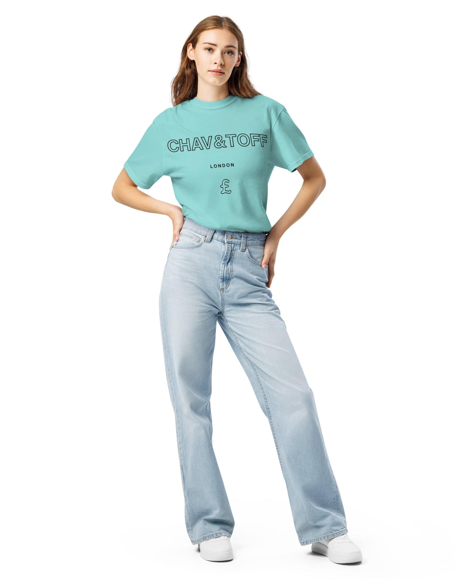 Jolly & Goode Shirts & Tops Lagoon Blue / S Chav & Toff London Shirt | Relaxed Fit Cheeky British Style