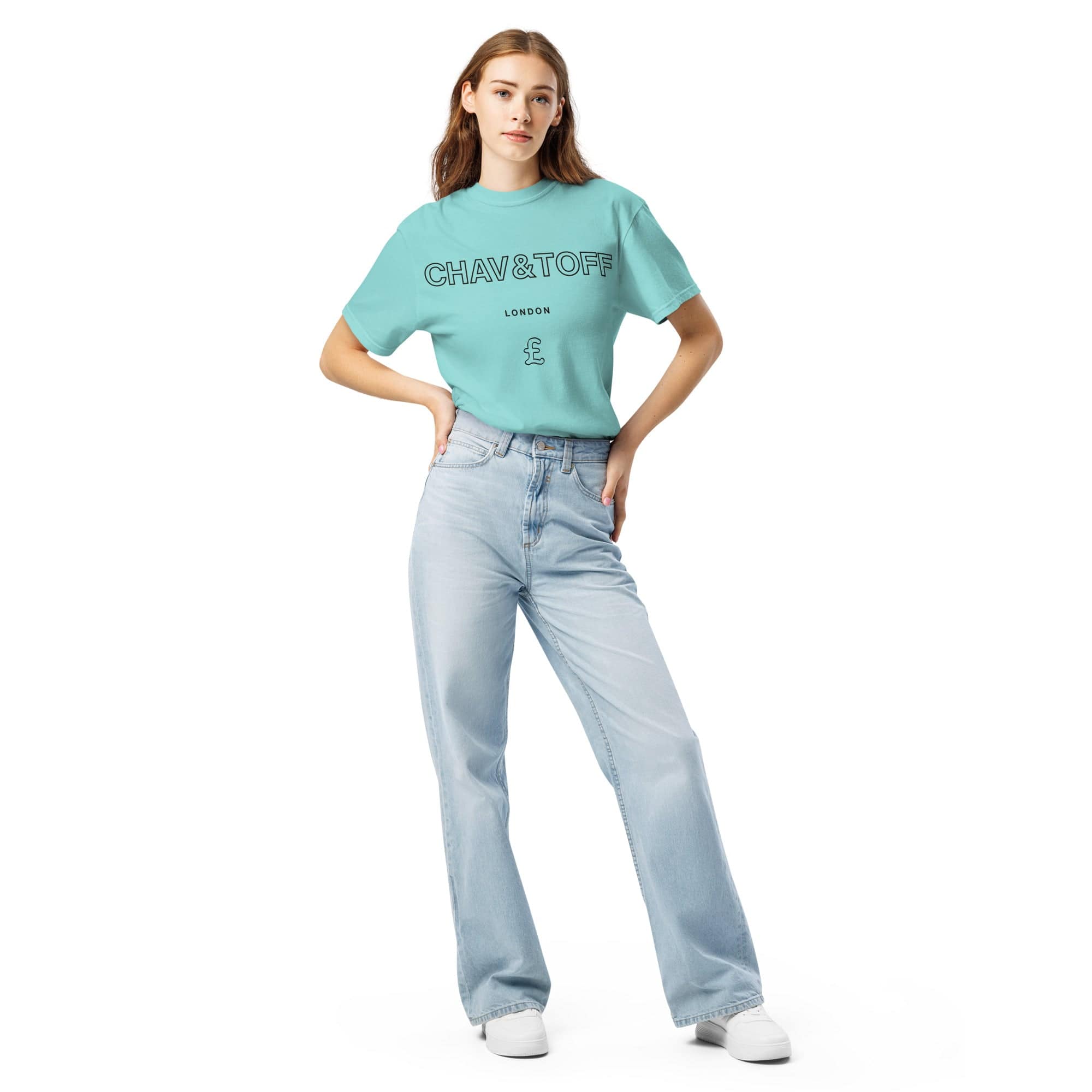 Jolly & Goode Shirts & Tops Lagoon Blue / S Chav & Toff London Shirt | Relaxed Fit Cheeky British Style