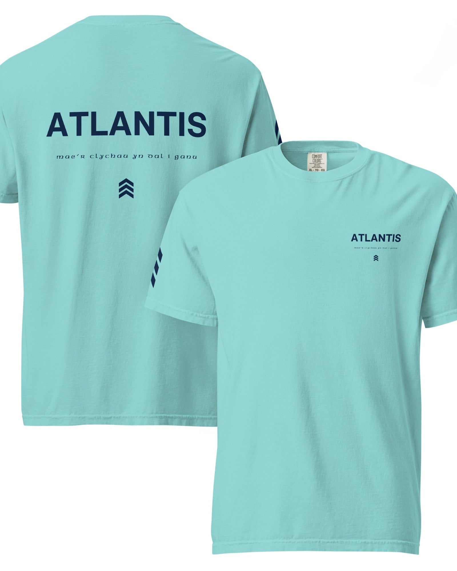 Jolly & Goode Shirts & Tops Lagoon Blue / S The Atlantis Shirt | Relaxed Unisex Fit | Garment-Dyed Cheeky British Style