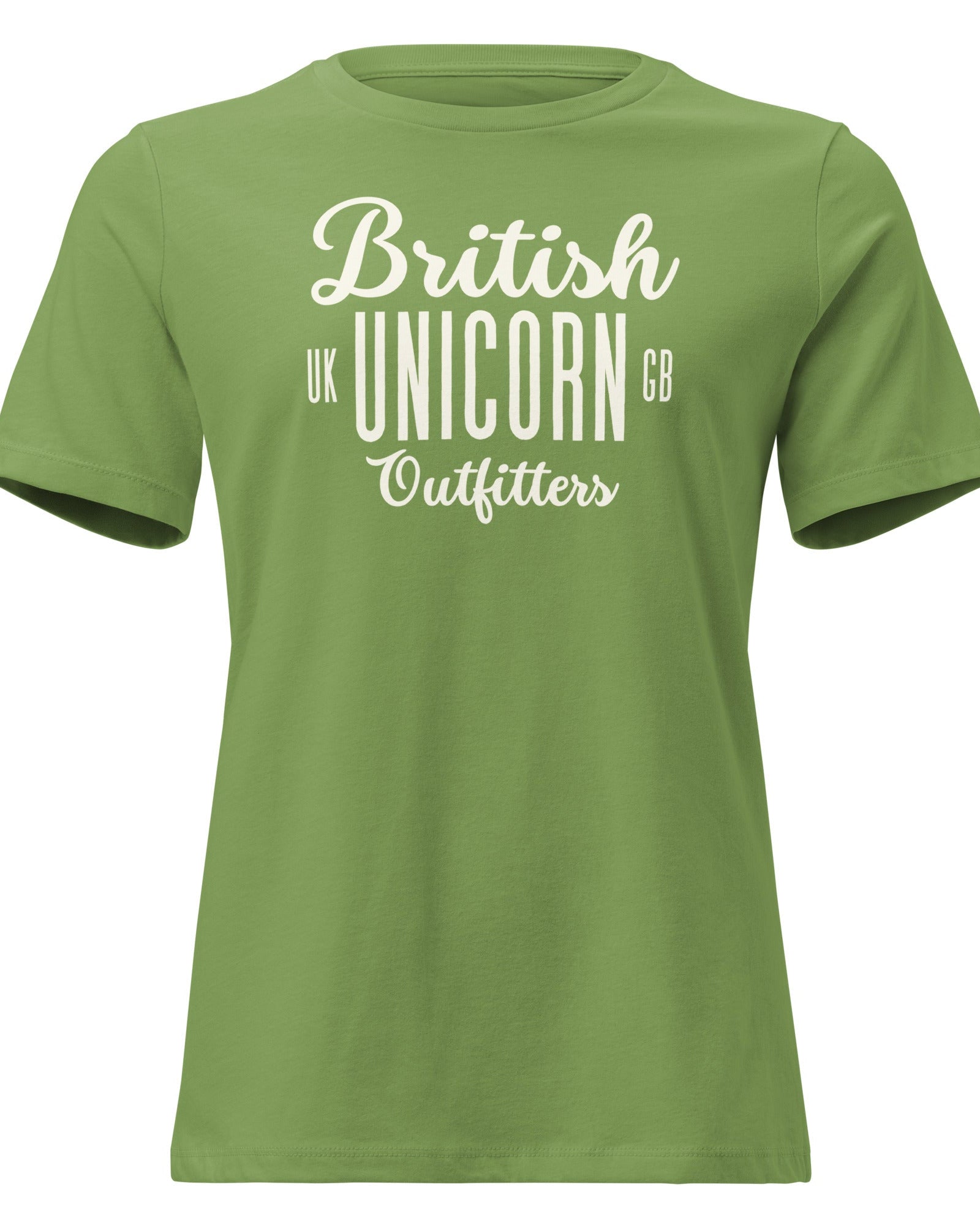 Jolly & Goode Shirts & Tops Leaf / S British Unicorn Outfitters Women's Relaxed T-Shirt Cheeky British Style