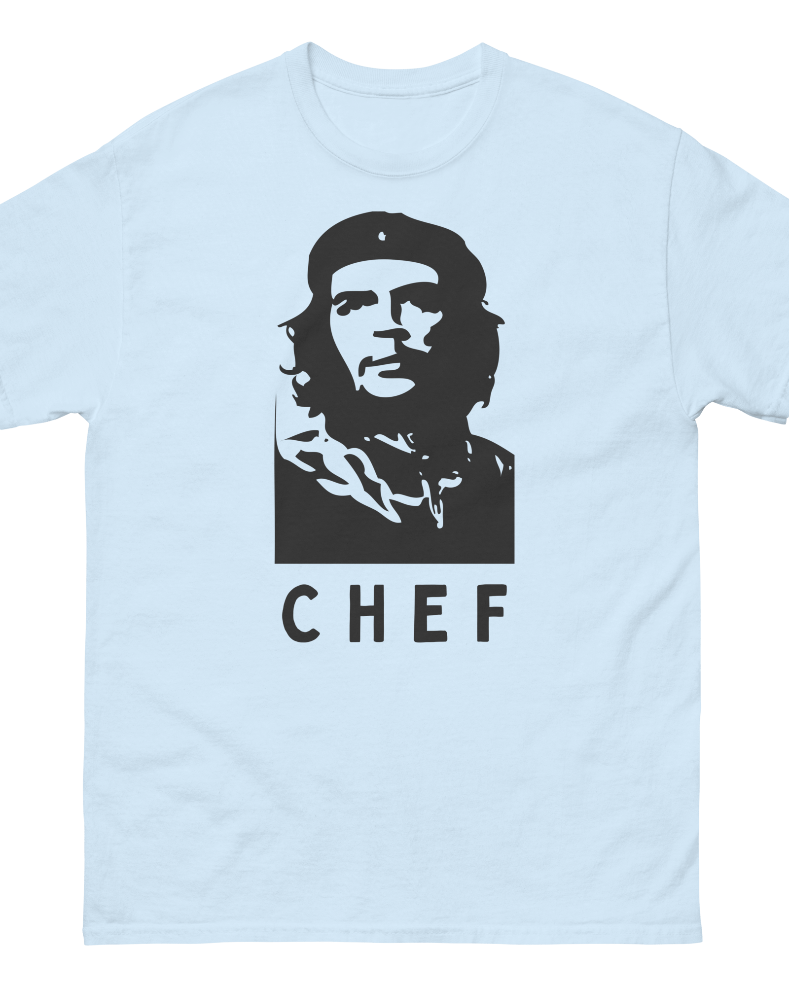 Jolly & Goode Shirts & Tops Light Blue / S Chef T-shirt | Men's Heavyweight Cotton Tee Cheeky British Style