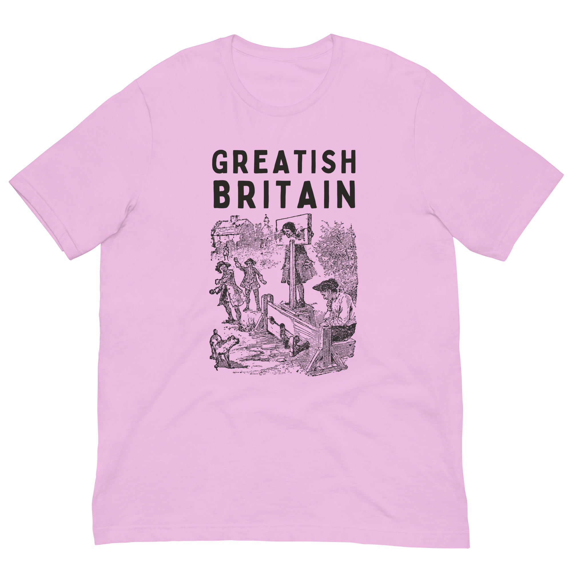 Jolly & Goode Shirts & Tops Lilac / S Greatish Britain T-shirt | Pillory Cheeky British Style