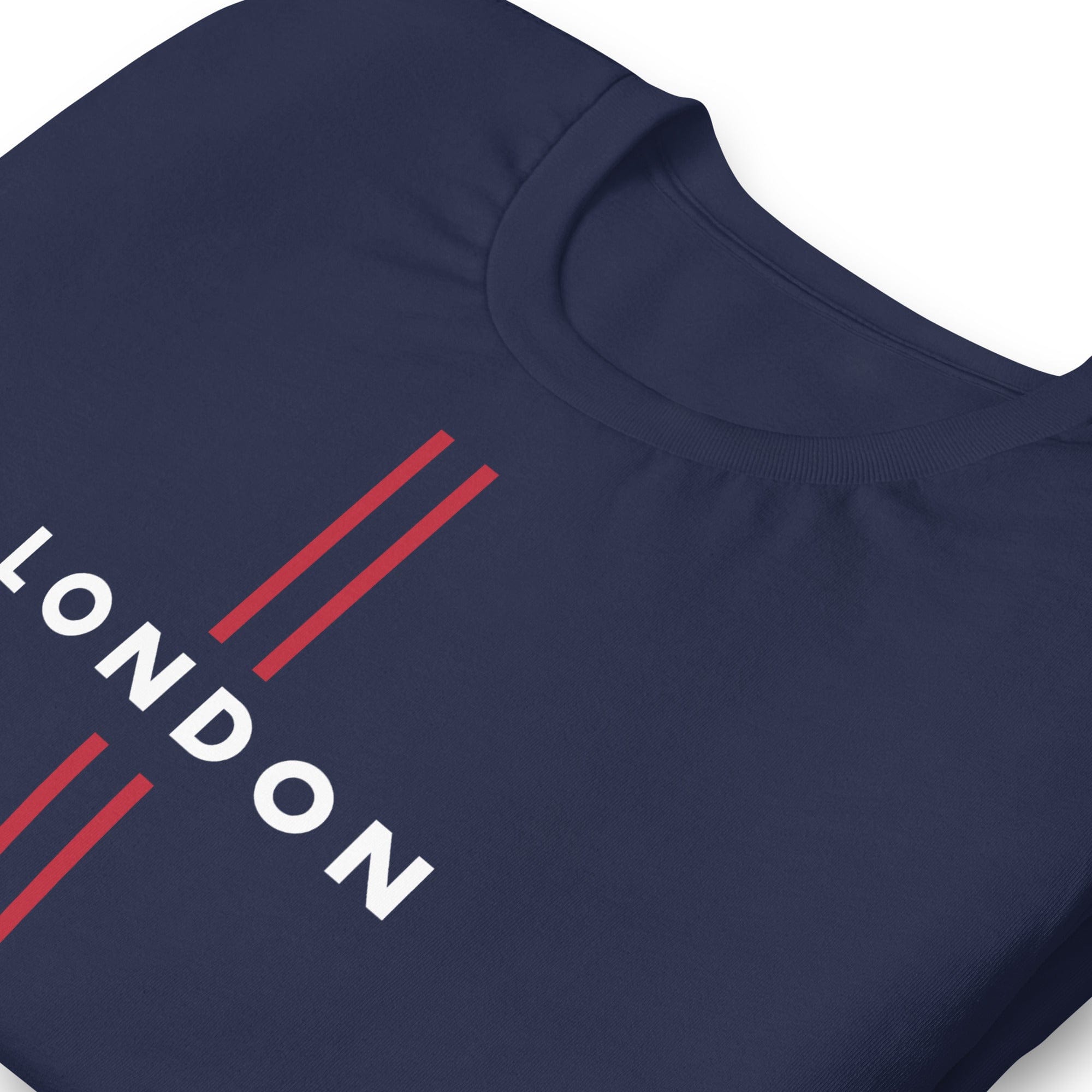 Jolly & Goode Shirts & Tops London Tee | Double Red Stripe Cheeky British Style