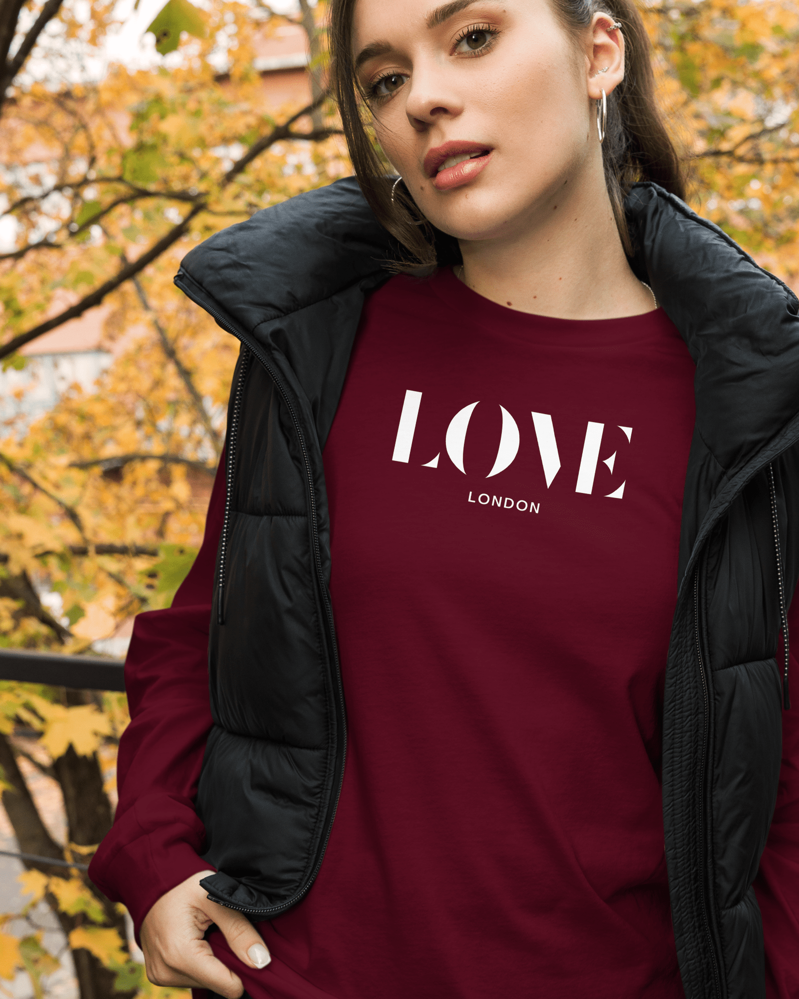 Jolly & Goode Shirts & Tops Love London Long Sleeve Shirt Cheeky British Style