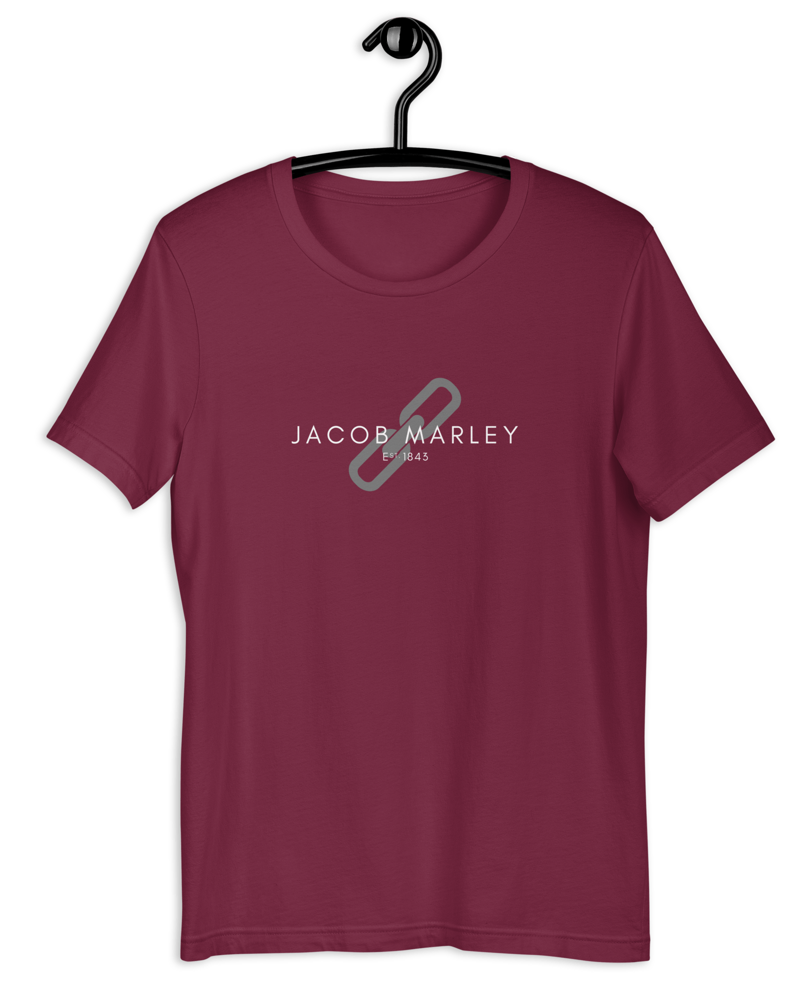 Jolly & Goode Shirts & Tops Maroon / S Jacob Marley Premium T-Shirt Cheeky British Style