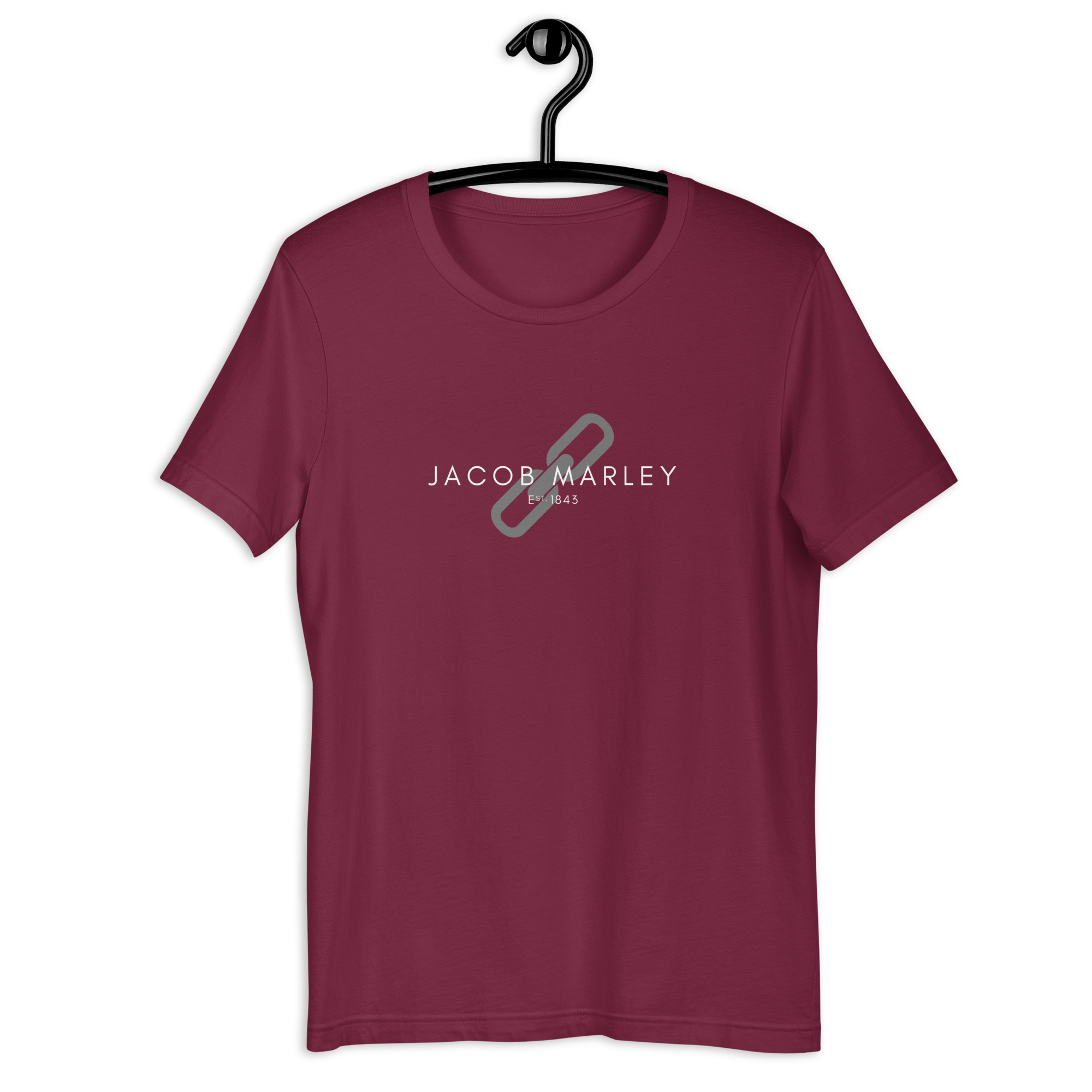 Jolly & Goode Shirts & Tops Maroon / S Jacob Marley Premium T-Shirt Cheeky British Style