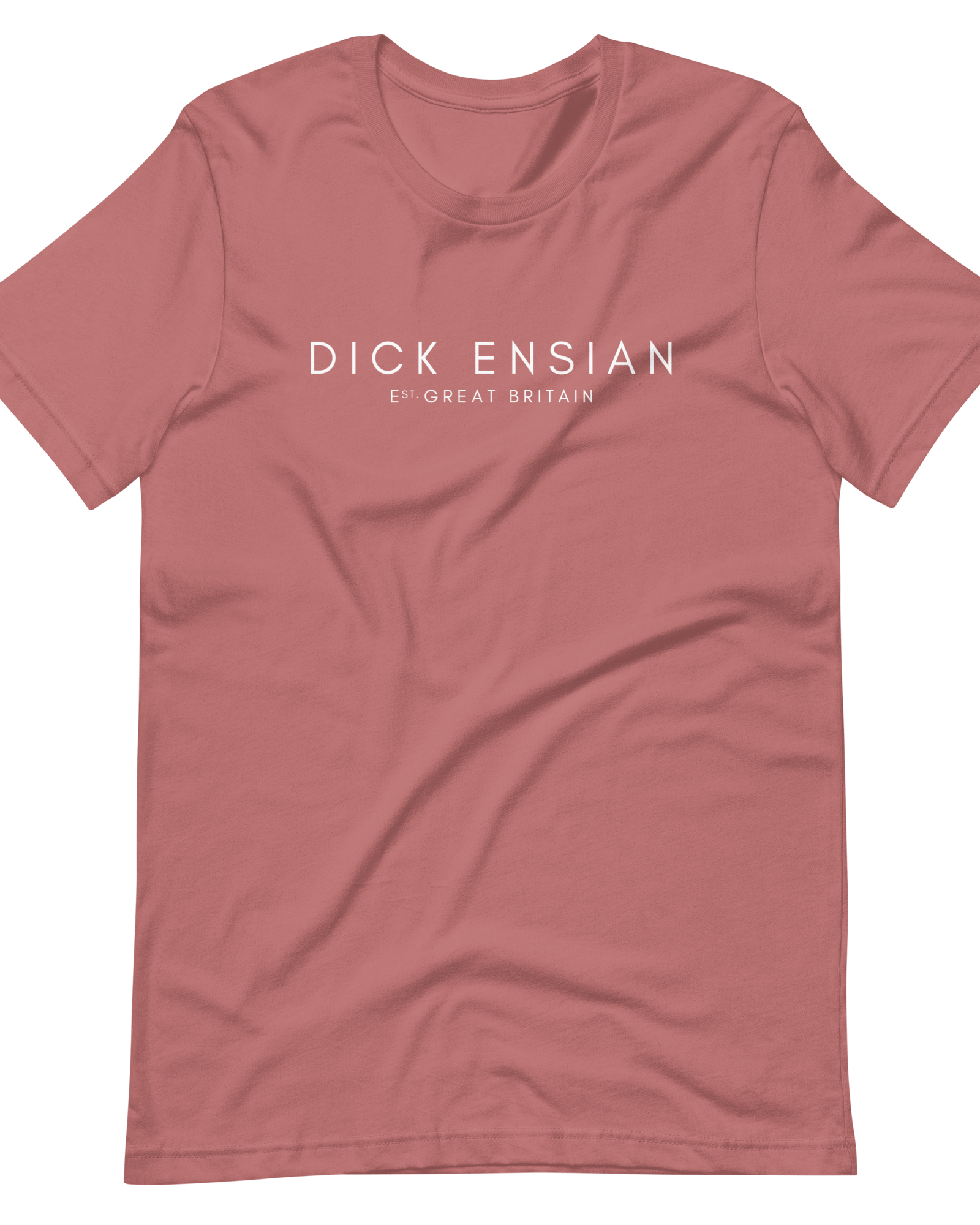 Jolly & Goode Shirts & Tops Mauve / S Dick Ensian Classic T-Shirt Cheeky British Style