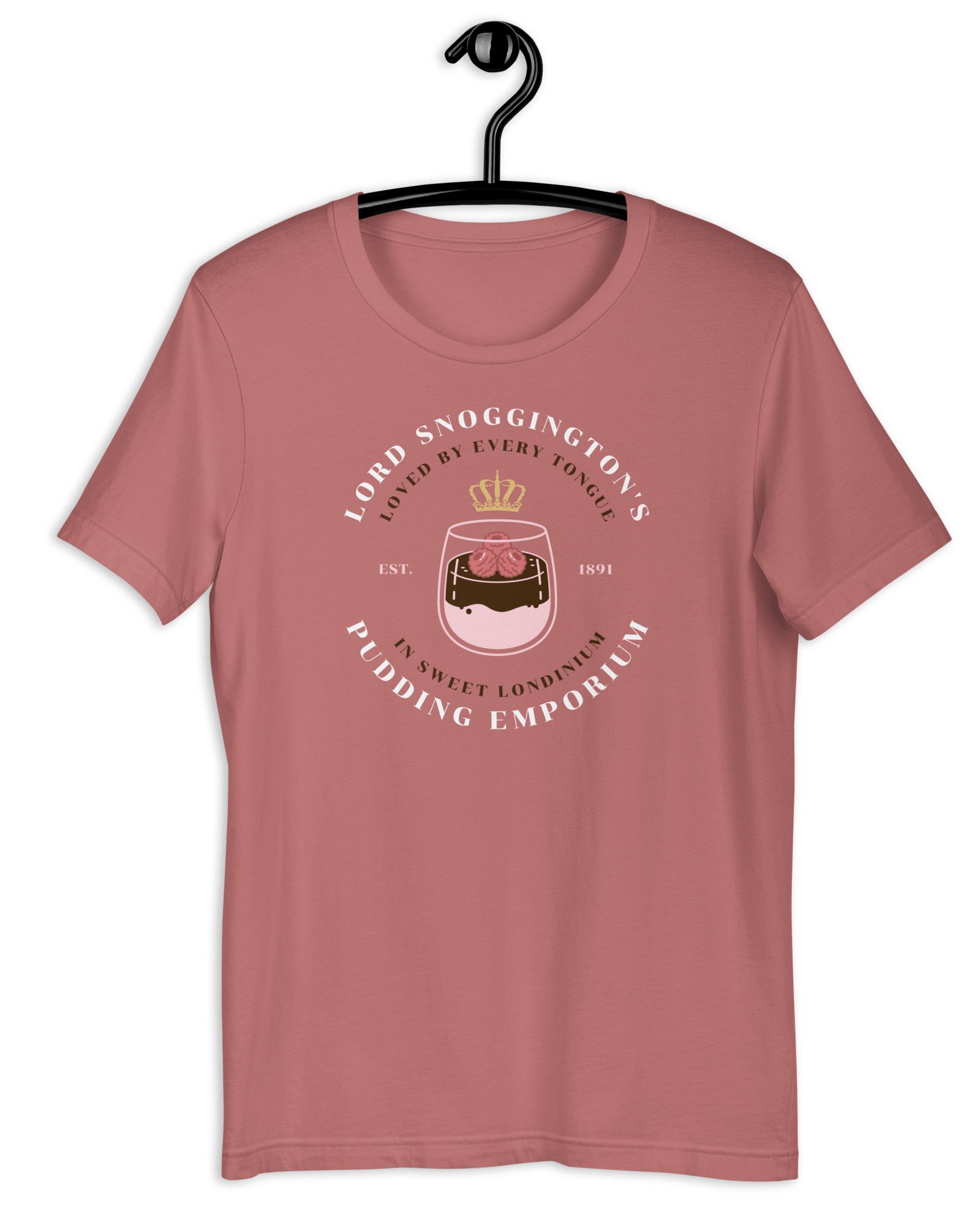 Jolly & Goode Shirts & Tops Mauve / S Lord Snoggington's T-Shirt Cheeky British Style