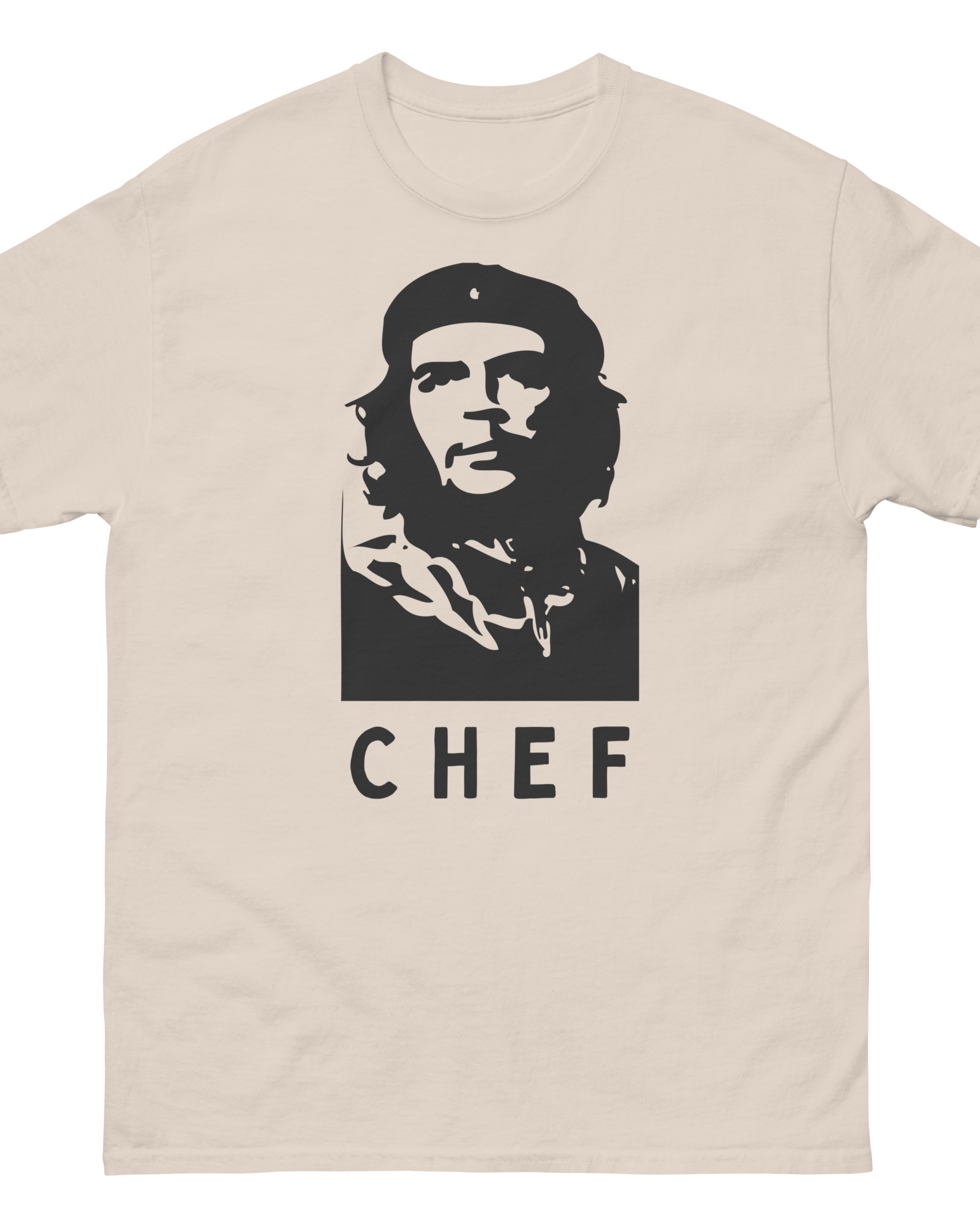 Jolly & Goode Shirts & Tops Natural / S Chef T-shirt | Men's Heavyweight Cotton Tee Cheeky British Style