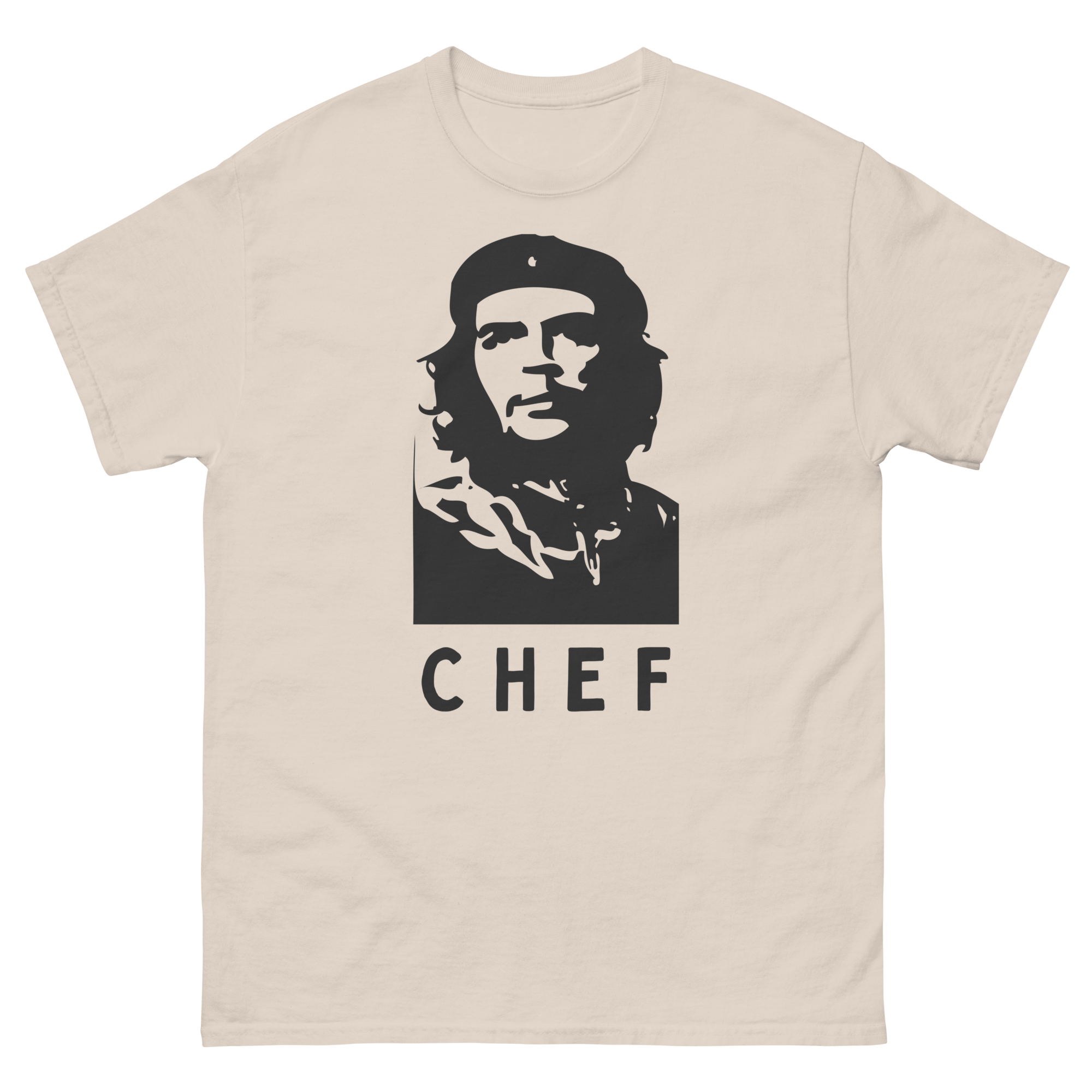 Jolly & Goode Shirts & Tops Natural / S Chef T-shirt | Men's Heavyweight Cotton Tee Cheeky British Style