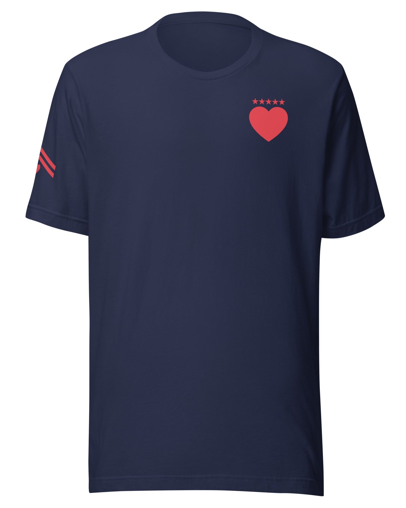Jolly & Goode Shirts & Tops Navy / S Army of Love T-shirt | Five Star Heart | Unisex Cheeky British Style
