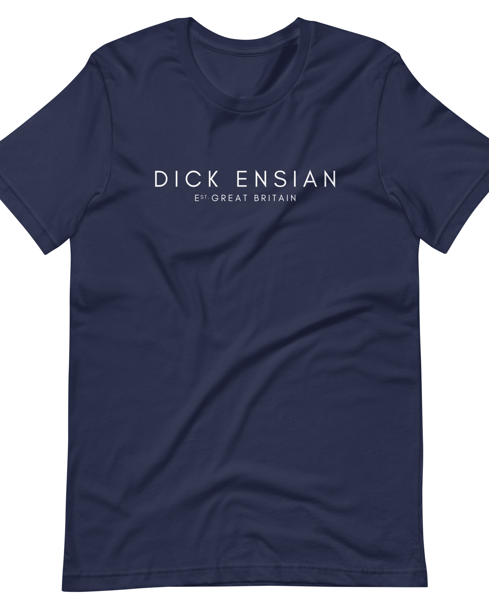 Jolly & Goode Shirts & Tops Navy / S Dick Ensian Classic T-Shirt Cheeky British Style