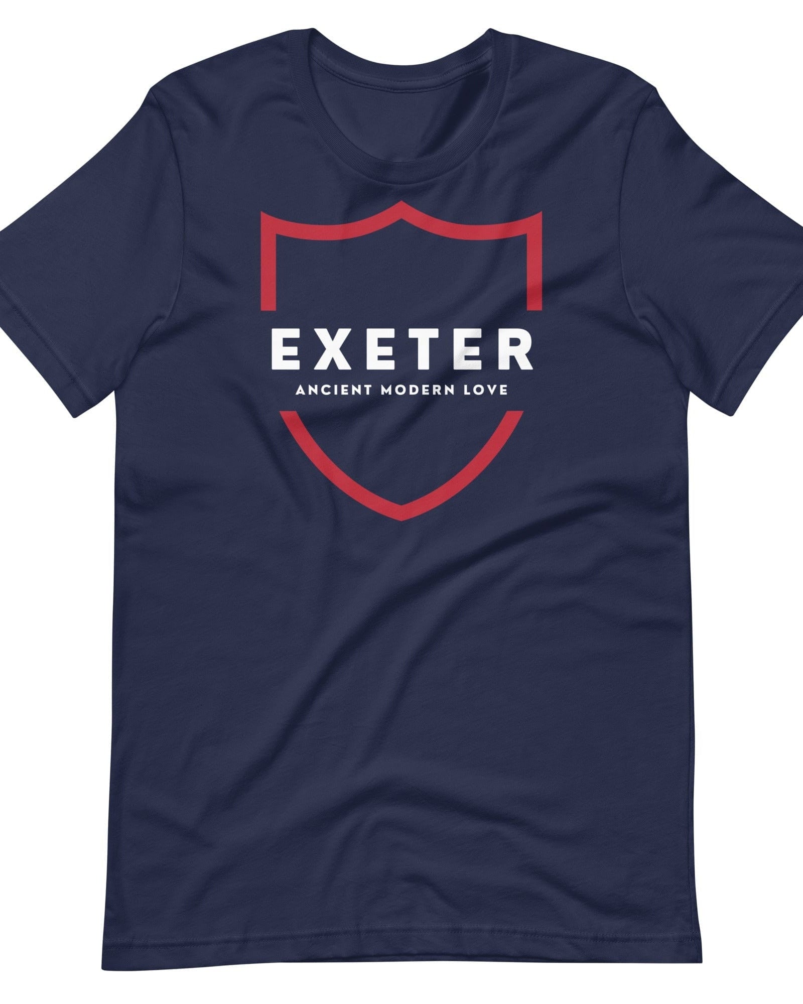 Jolly & Goode Shirts & Tops Navy / S Exeter Ancient Modern Love T-shirt Cheeky British Style