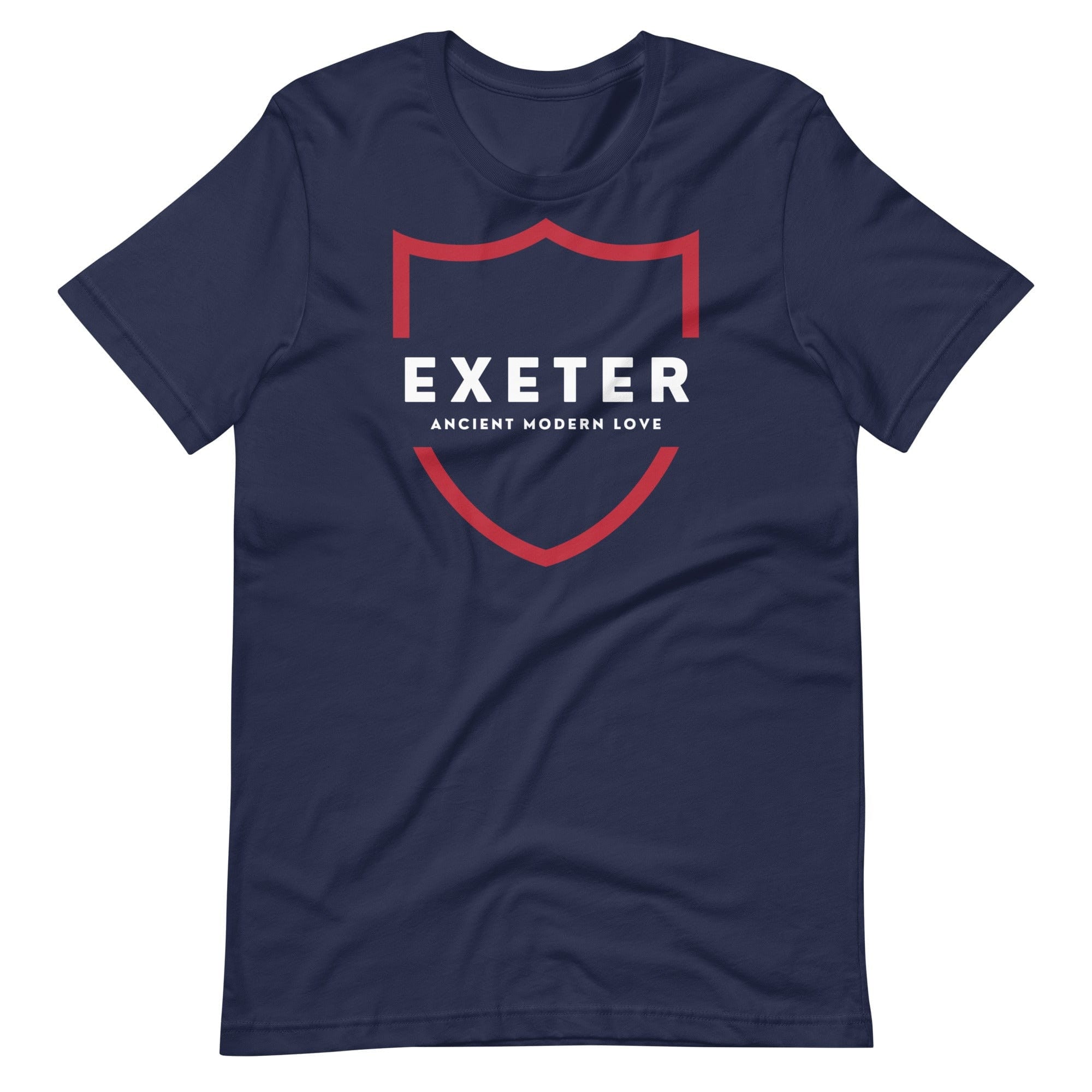 Jolly & Goode Shirts & Tops Navy / S Exeter Ancient Modern Love T-shirt Cheeky British Style