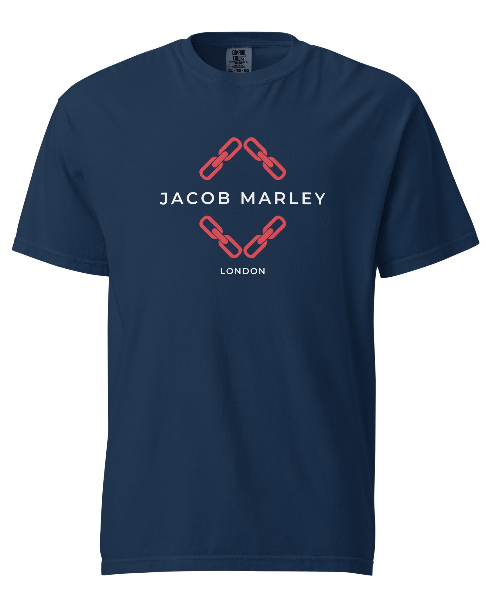 Jolly & Goode Shirts & Tops Navy / S Jacob Marley London Tee Cheeky British Style